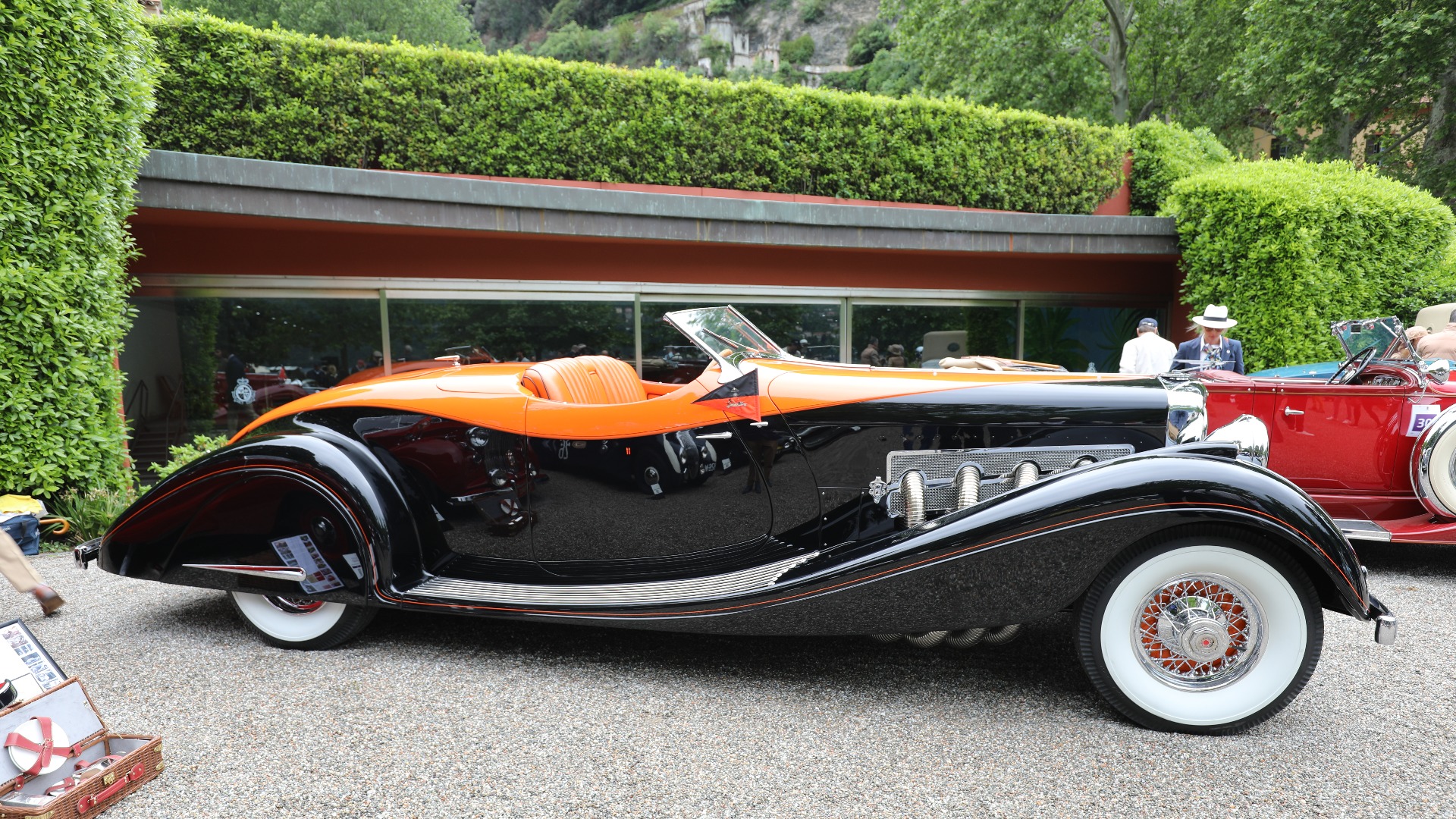 Min personlige favoritt. En aldeles praktfull 1935 Duesenberg SJ Speedster Gurney Nutting.