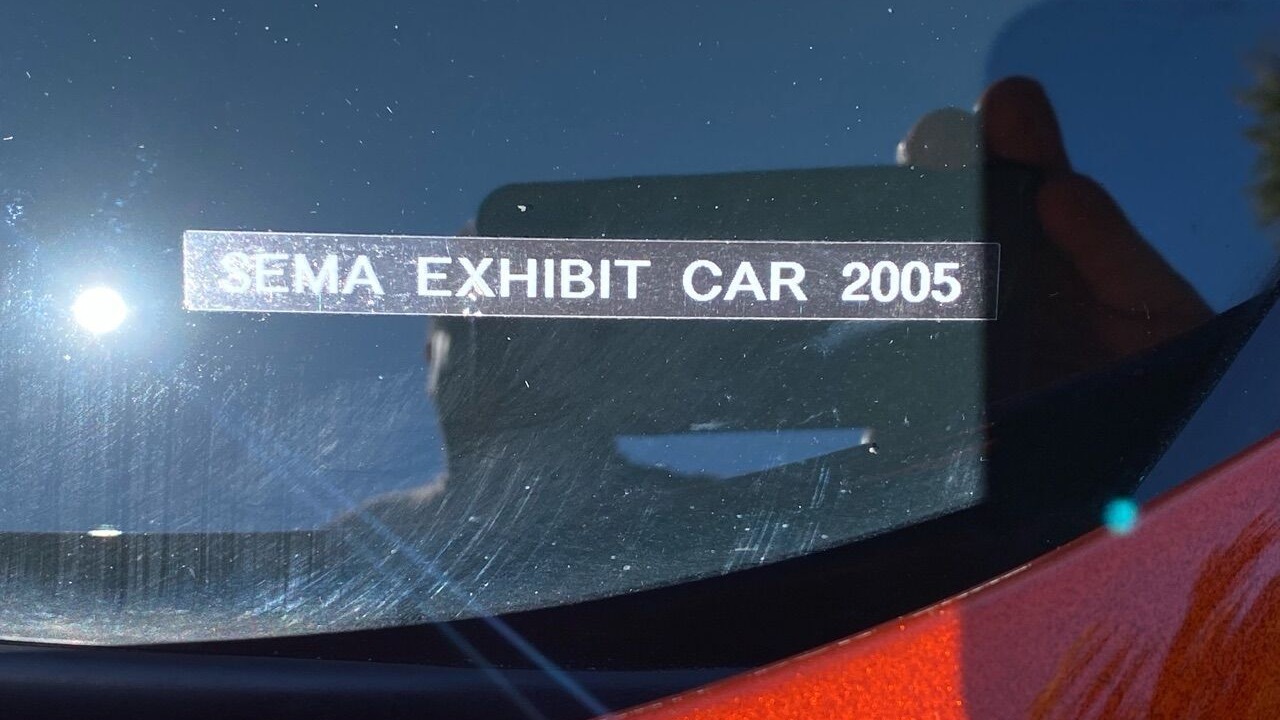 Bilen var utstilt på SEMA i 2005.
