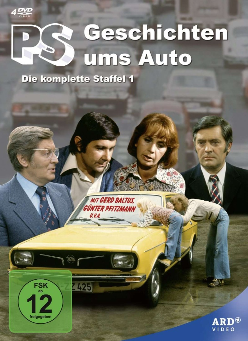 Serien var populær i Tyskland, og er gitt ut i nyere tid på DVD. Her ser man bilen godt synlig på coveret.