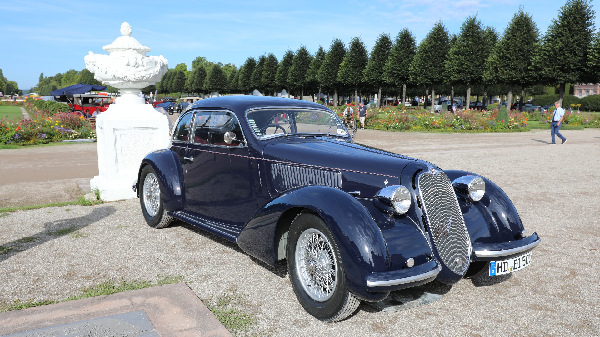 Den internasjonale dommerjuryen valgte denne fantastiske 1938 Alfa Romeo 6C 2300 MM Touring Coupe som Best of Show. 