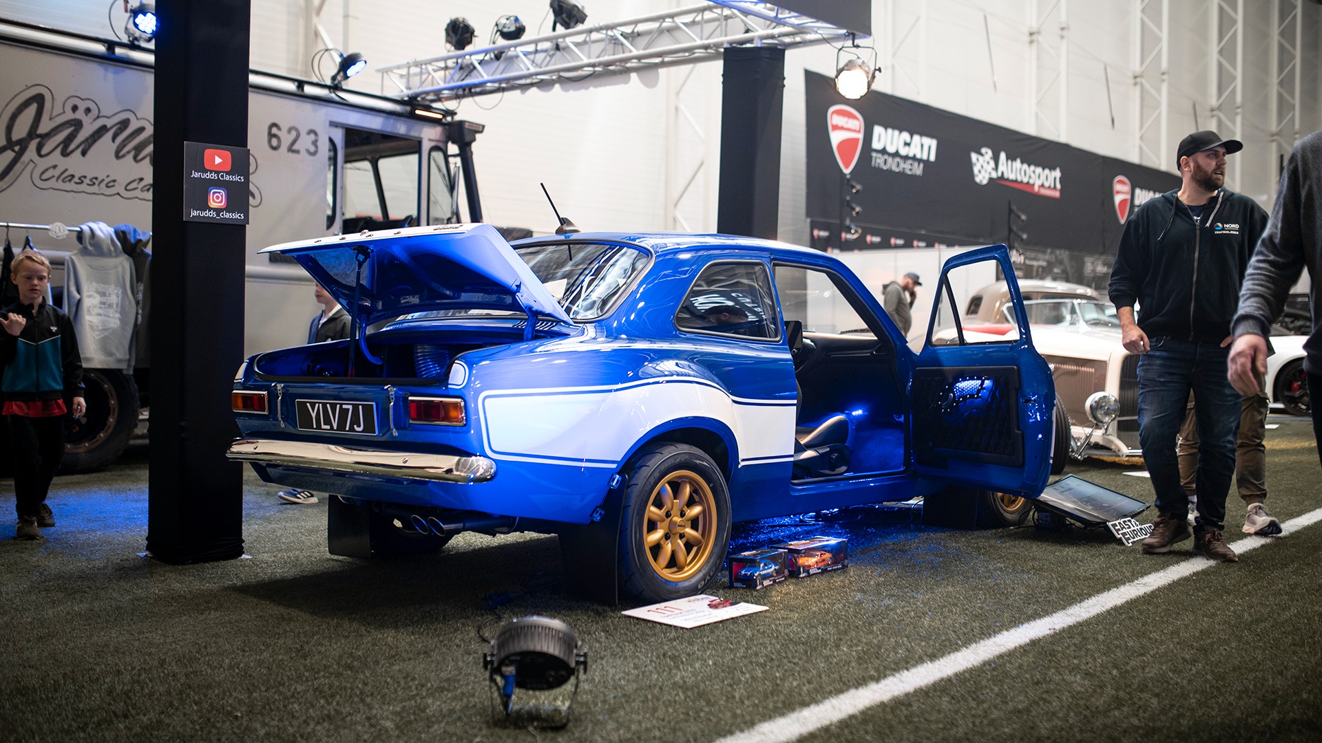 Bilen er nå registrert, og brukes flittig!