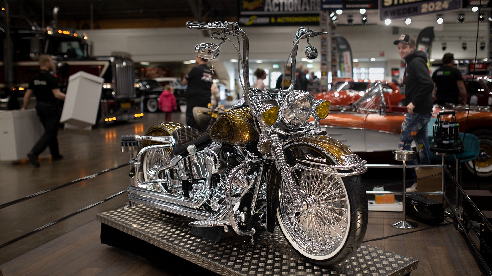 Peoples Choice Bike gikk til denne utsøkte Harley-Davidson Heritage Softailen fra 2008.