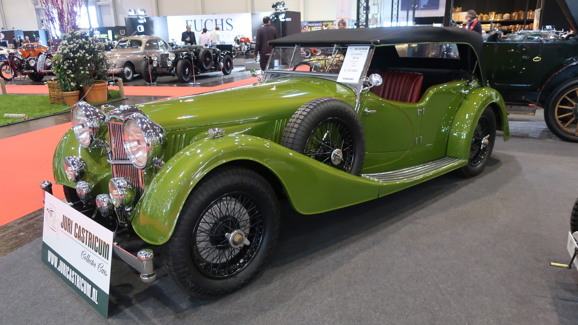 Nydelig 1938 Alvis Speed 25SC Tourer. 195.000 Euro.