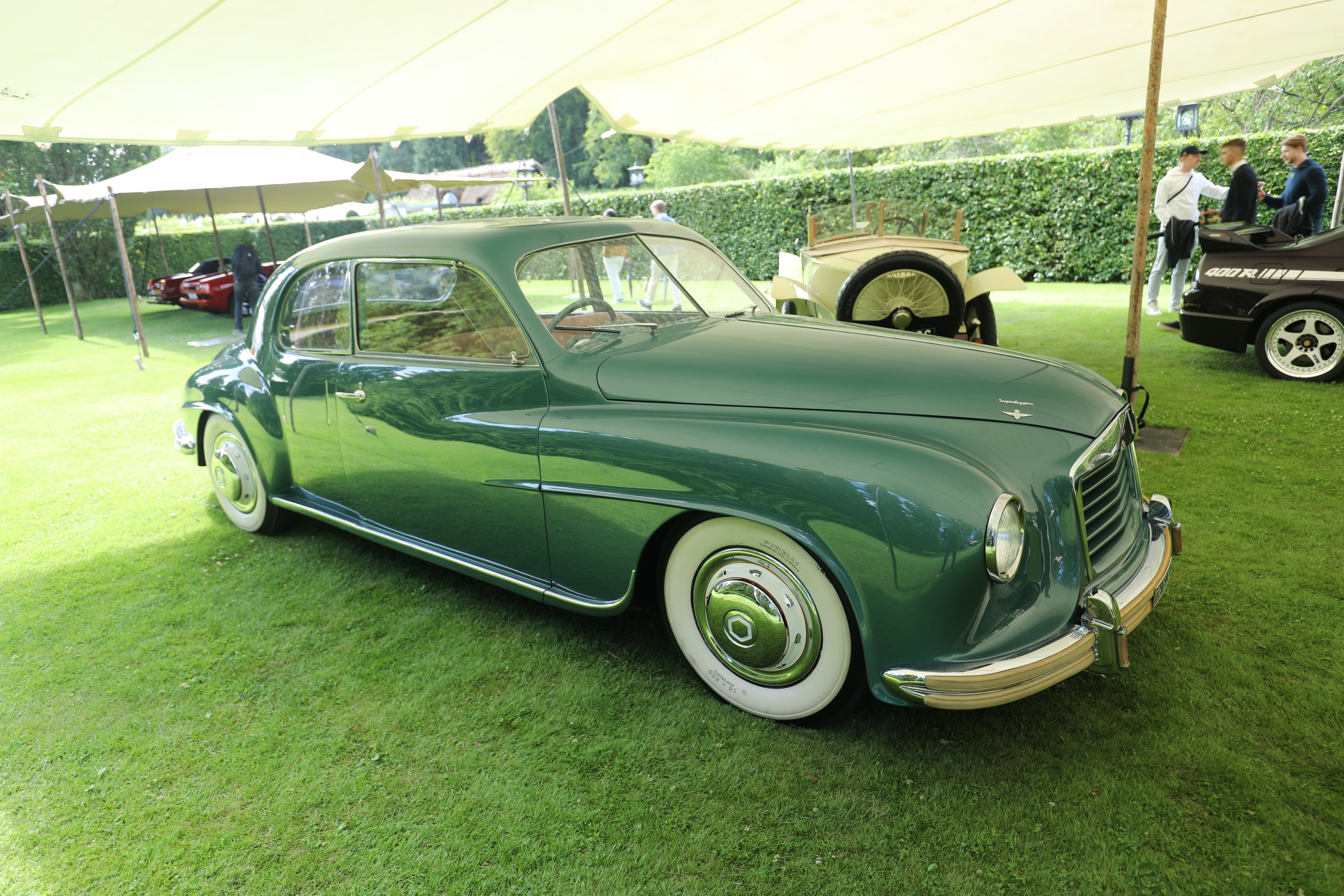 Ikke hver dag man ser en 1947 Isotta Fraschini 8C Monterosa Coupe Touring. 