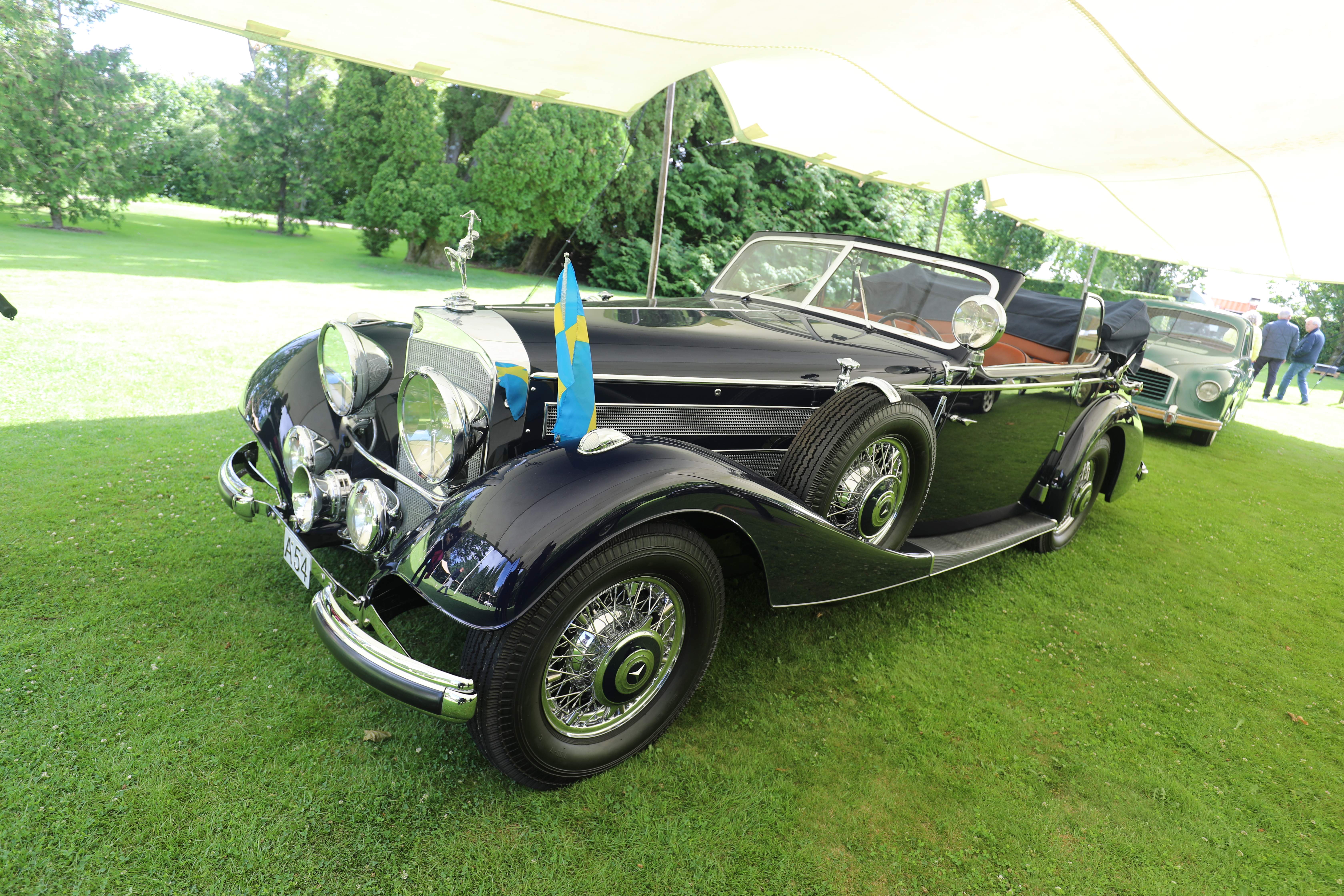 En mektig 1938 Mercedes-Benz 540K. 