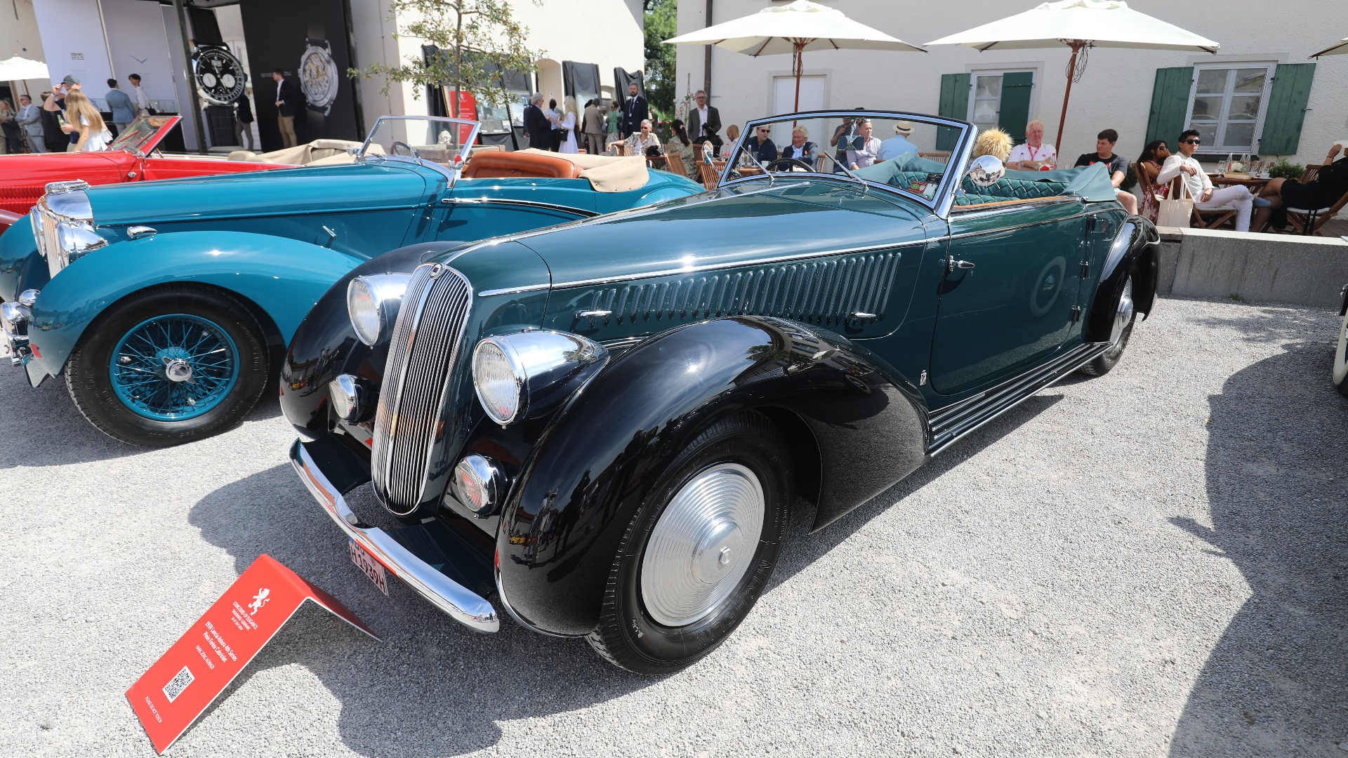 Denne 1939 Lancia Astura Pinin Farina Cabriolet vant Best in Show. 