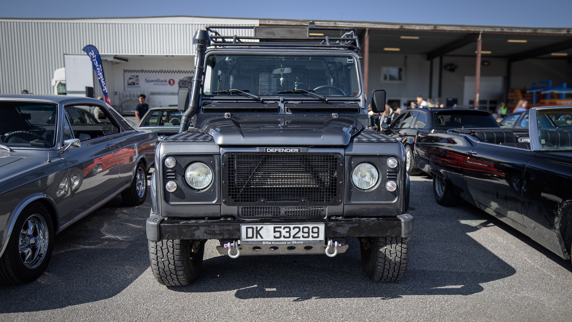 Land Rover Defender med skikkelig offroadstuk.