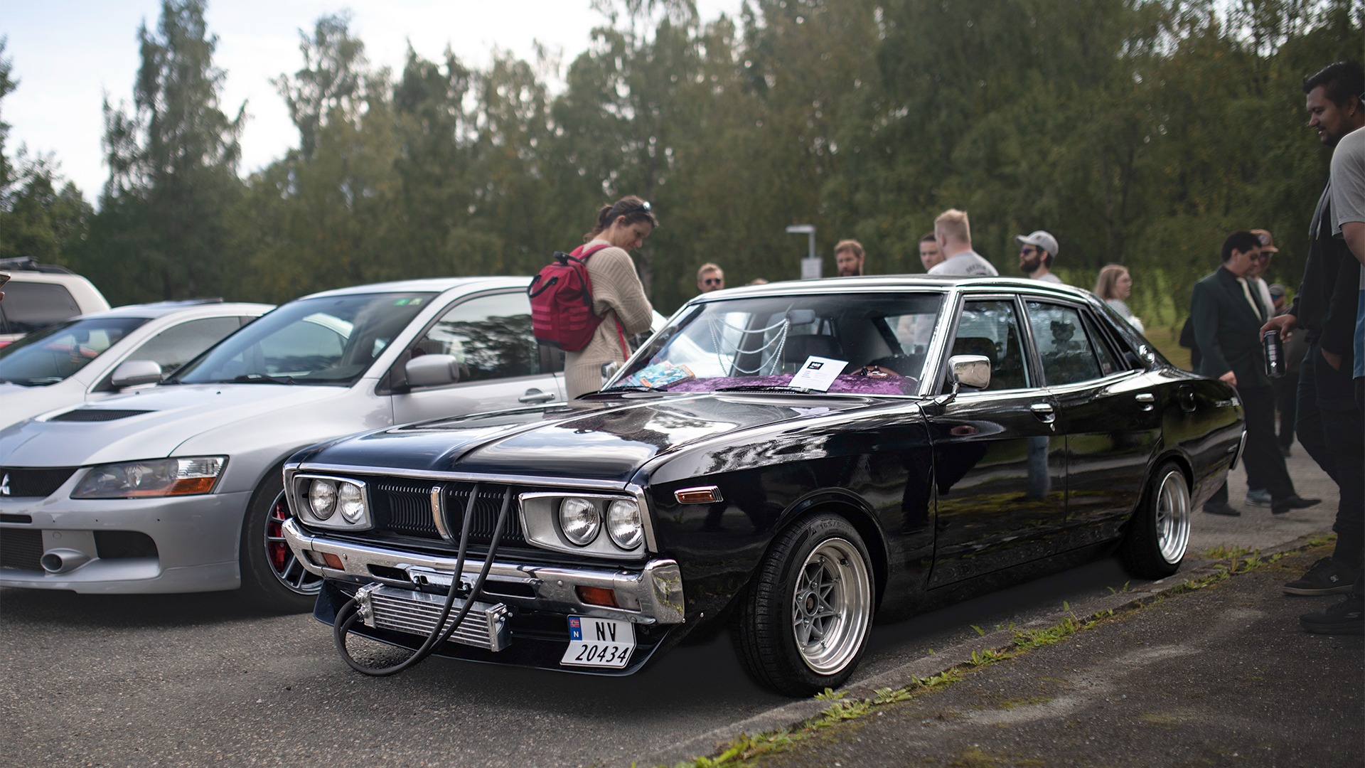 Herlig Laurel med bosozoku-inspirerte modifikasjoner.