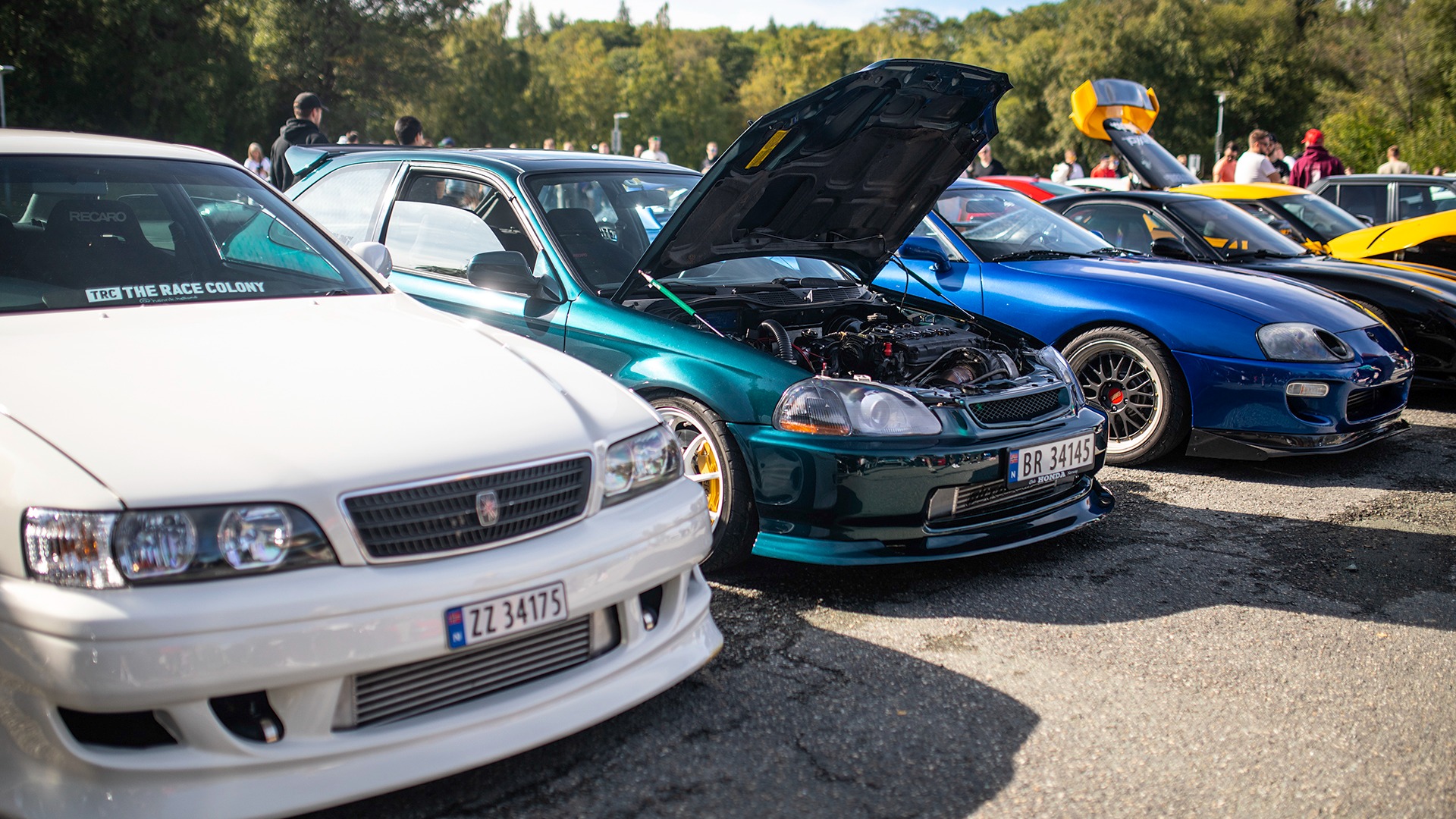 Chaser, Civic og Supra I fin mundur. Det kan vel tenkes at disse har litt mer ytelse enn originalt.