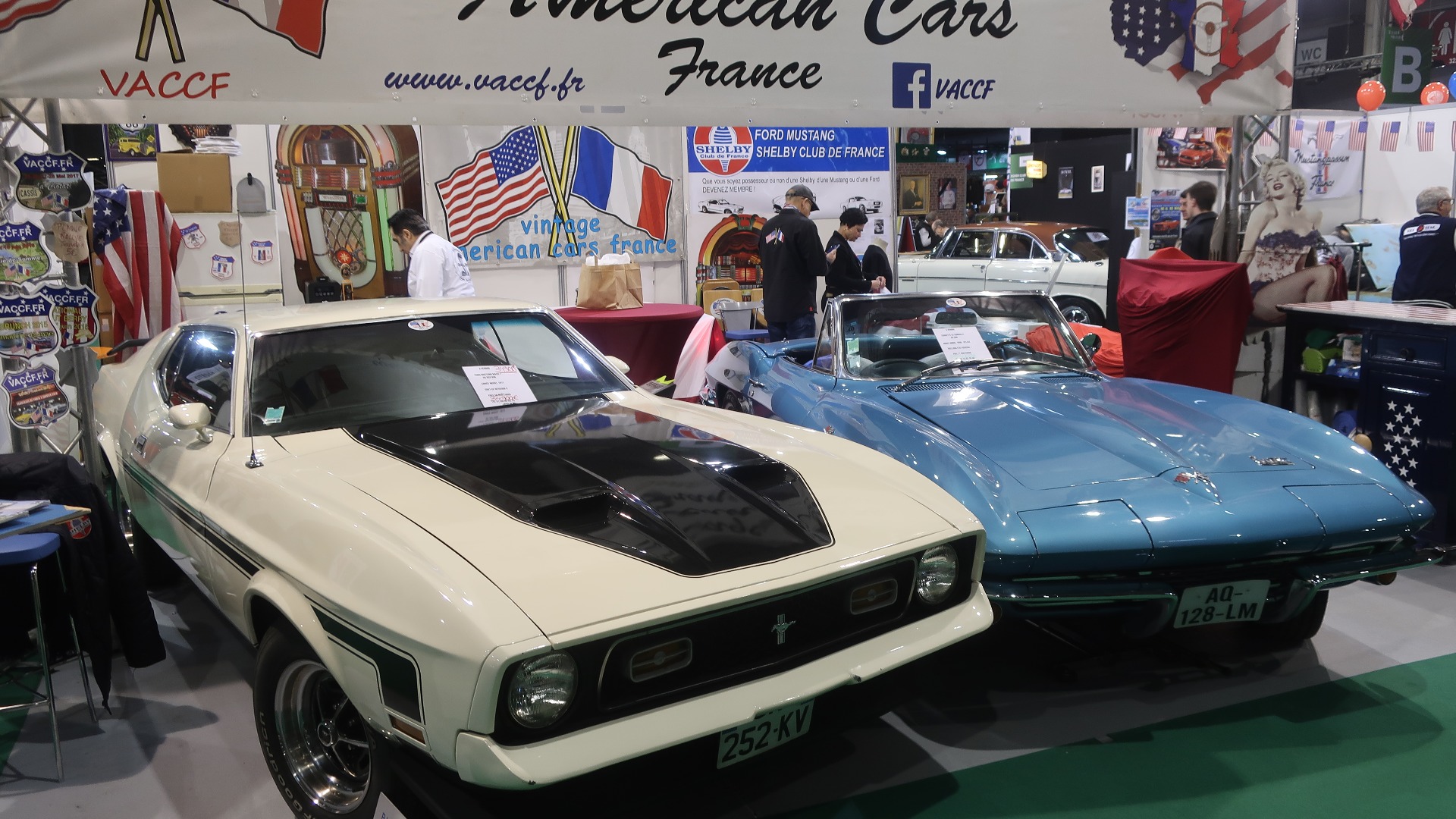 Amerikansk bil er populært i Frankrike, og Mustang og Corvette er de to store favorittene.