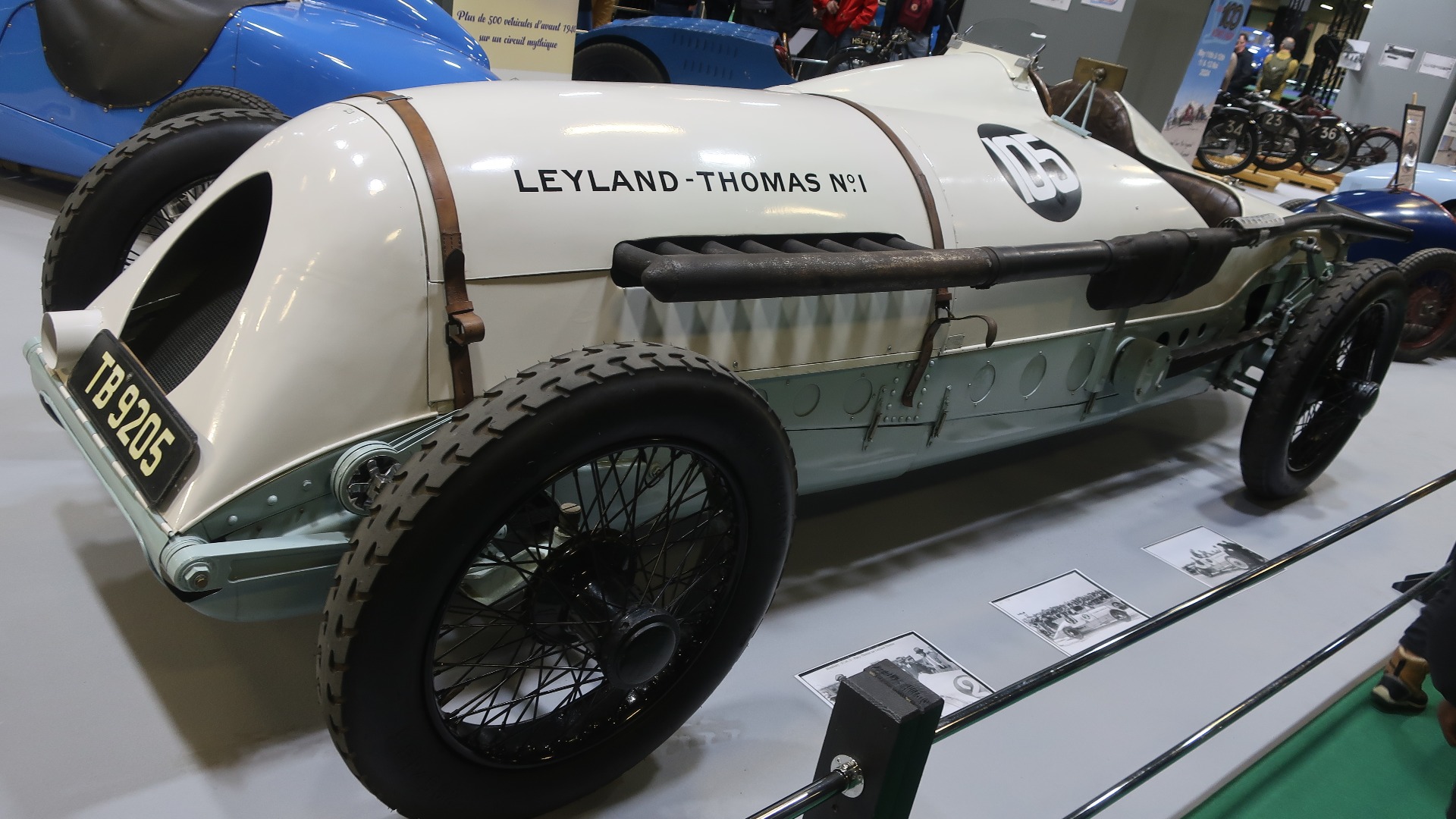 Perry Thomas kjørte denne Leyland med 7,3-liters rekkeåtter i den legendariske fartsduellen mot Fiat Mefistofele da Monthlery-banen ble innviet i 1924.