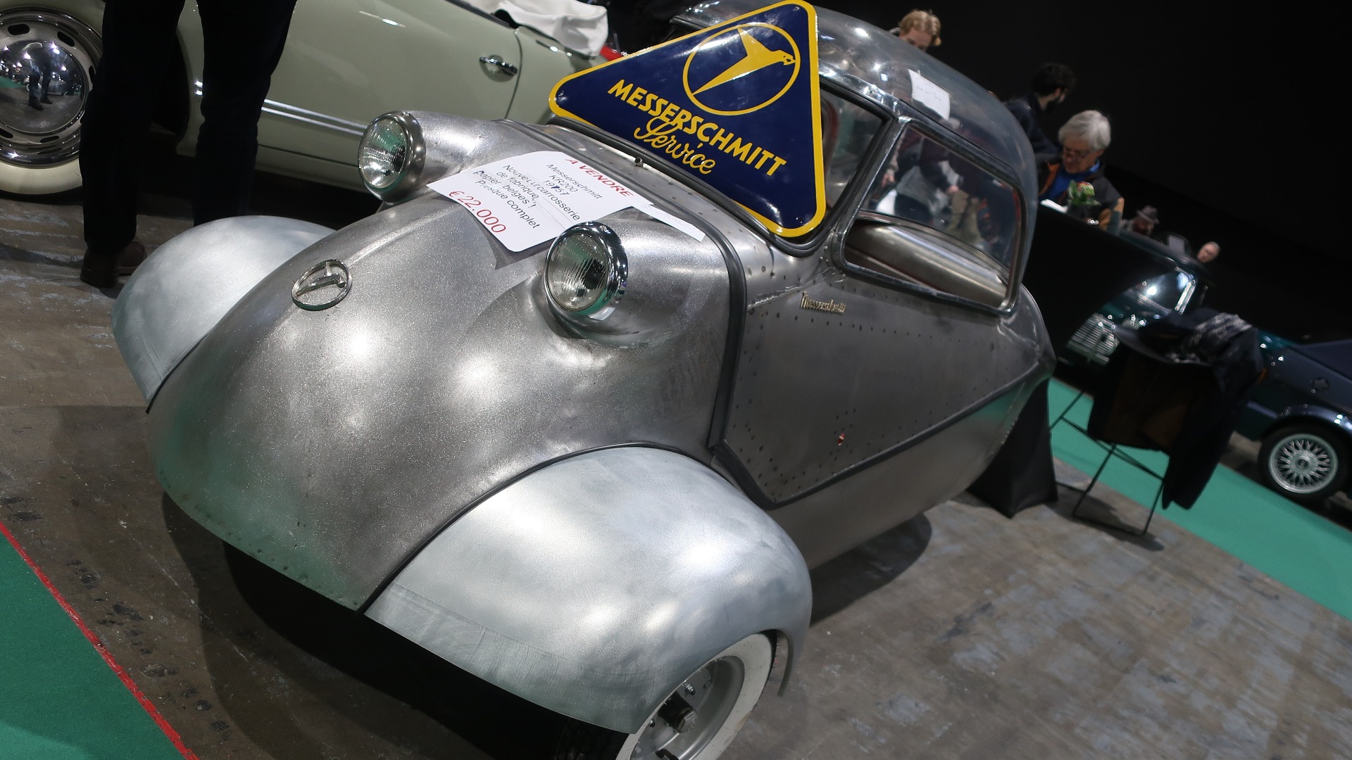 Messerschmitt KR200 rekreasjon med nytt karosseri som hadde en prislapp på 22.000 Euro.