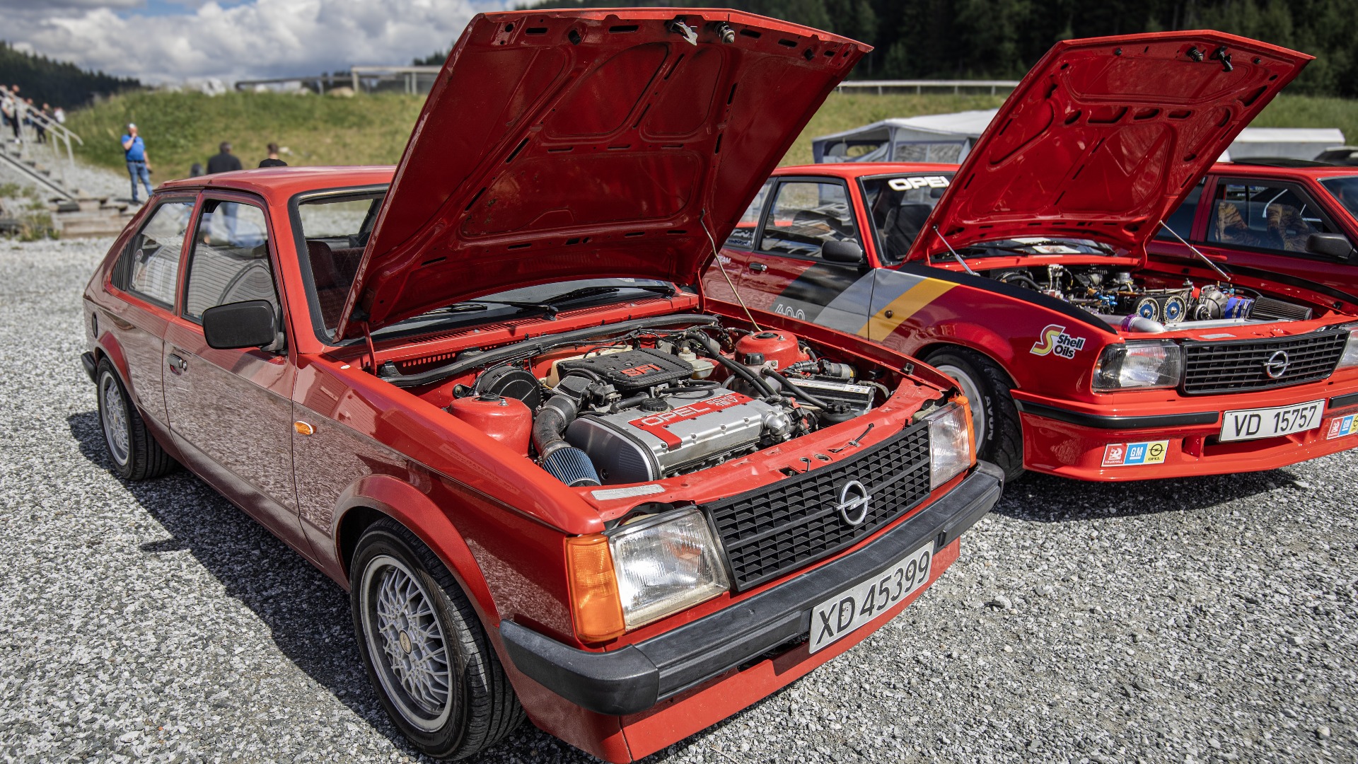 Kadett D med 2 liters 16V motor. Skikkelig lommerakett