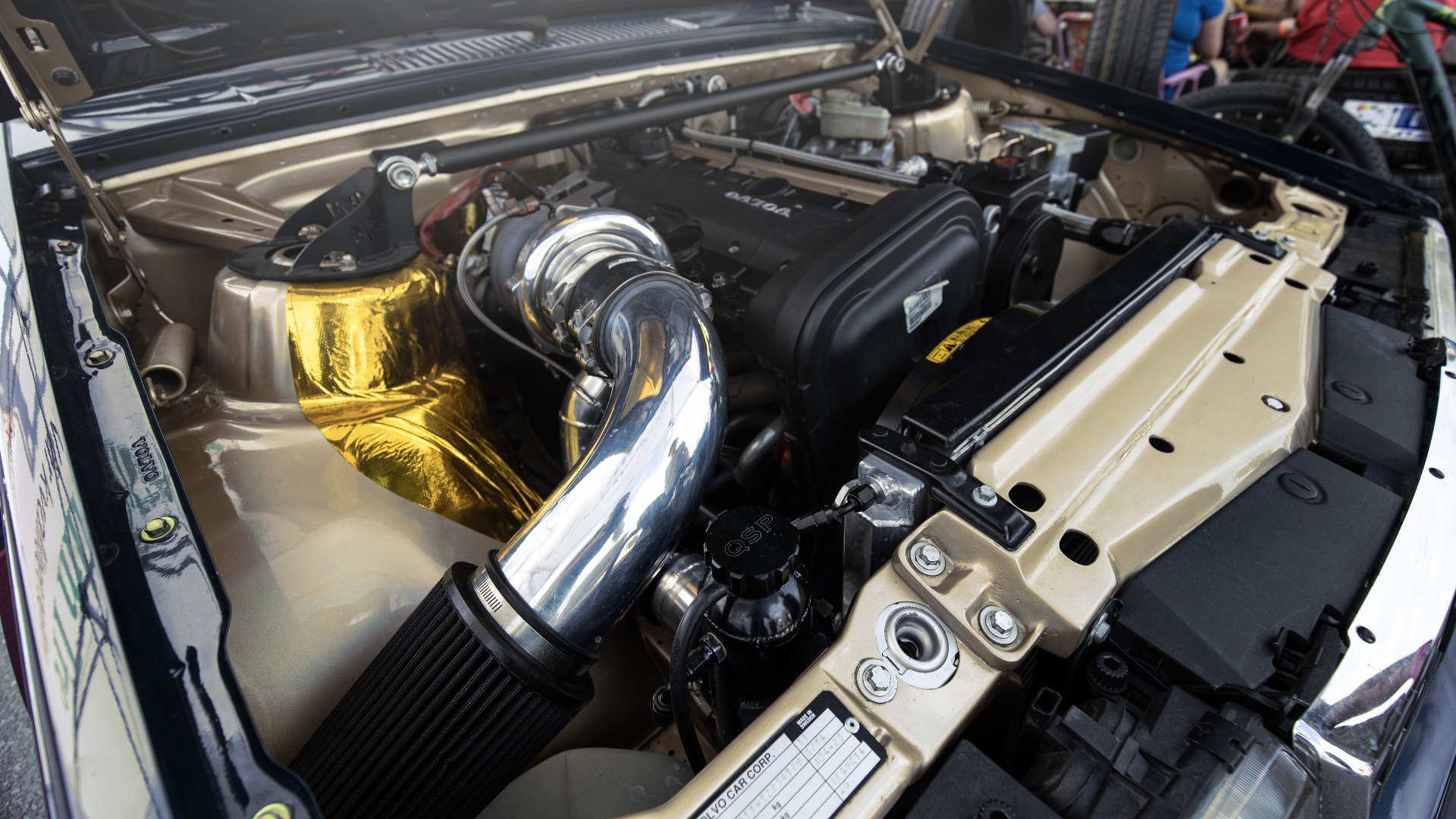 Volvoen hadde Volvos rekkeseks under panseret. Deilige greier