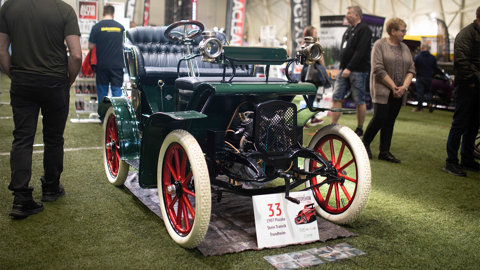 Omtrent fra bilens spede begynnelse. Nydelig restaurert 1907 Piccolo. Også det eneste eksemplaret her i landet.