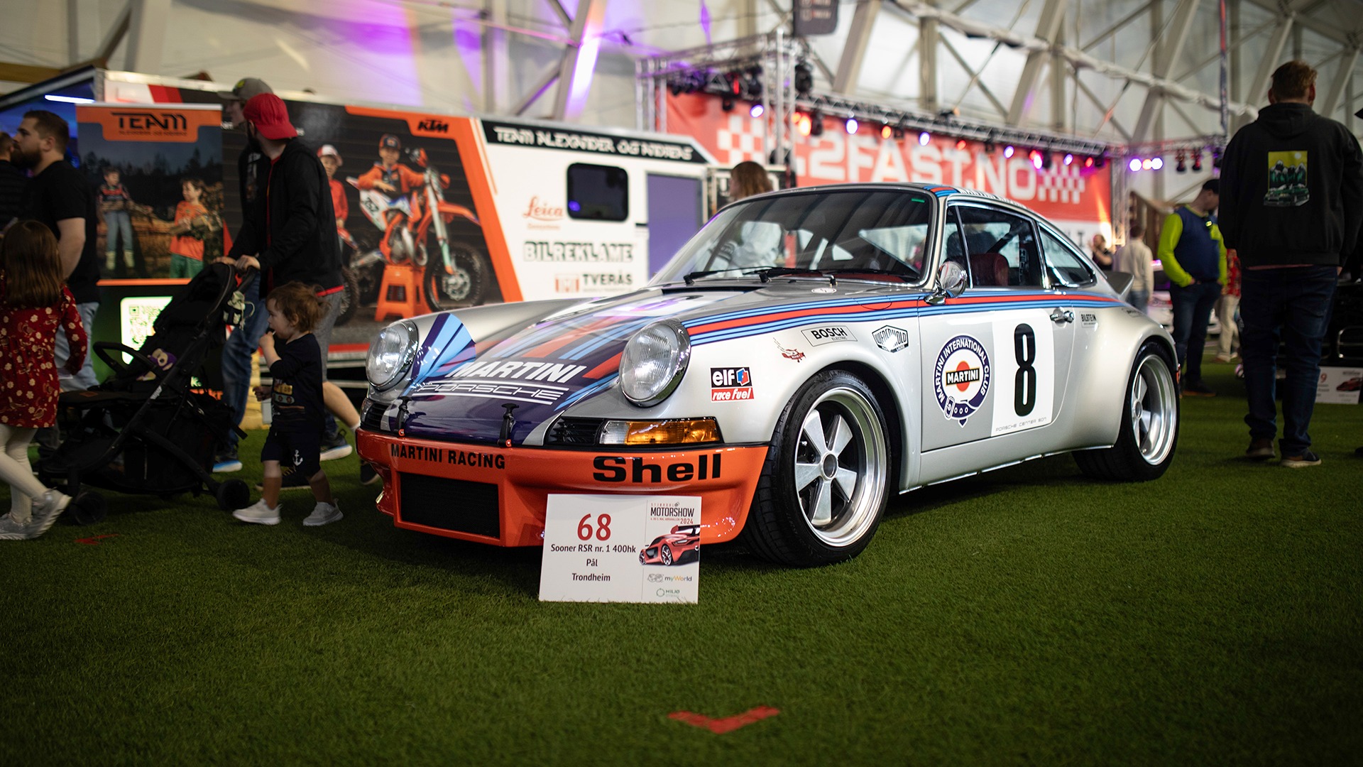 Lekker Porsche RSR Sooner #1. Deilig gjennomført bil fra det norske Porsche-senteret i Son.
