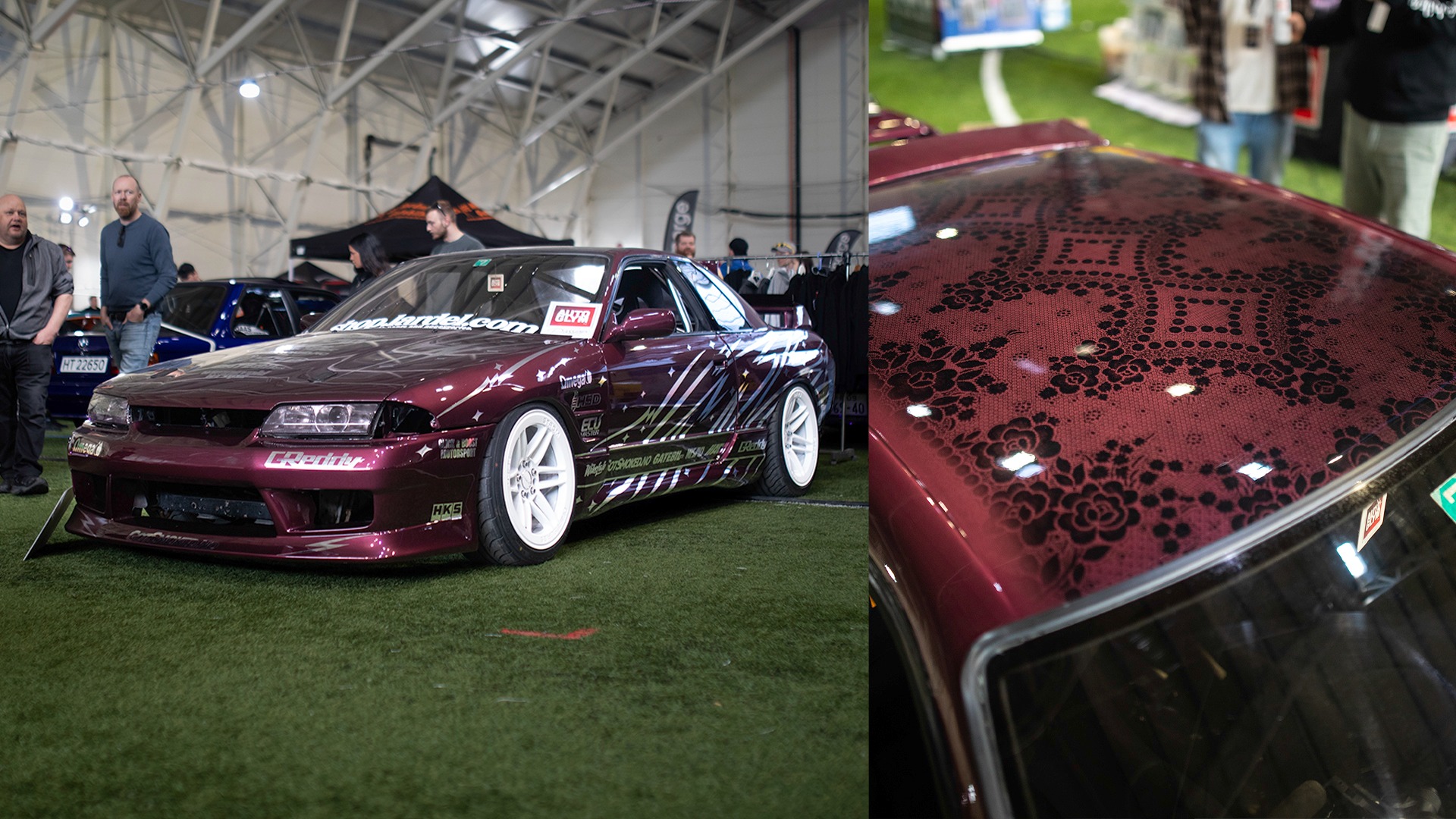 Sist helg var det Ålesund. Bare noen dager etterpå kom Jonas Tyrhaug med sin Skyline til Stjørdal. Bilen har du kanskje sett fra Markus Øyen sin Youtube-serie, hvor du kan se blant annet hvordan de to bygde denne bilen på knappe 20 dager. I Stjørdal fikk man også tatt skikkelige bilder av det spesielle taket.