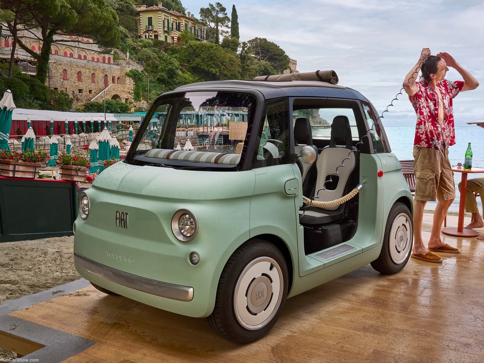 Topolino er søsterbilen til Citroën Ami og bygges på samme fabrikk i Marokko.