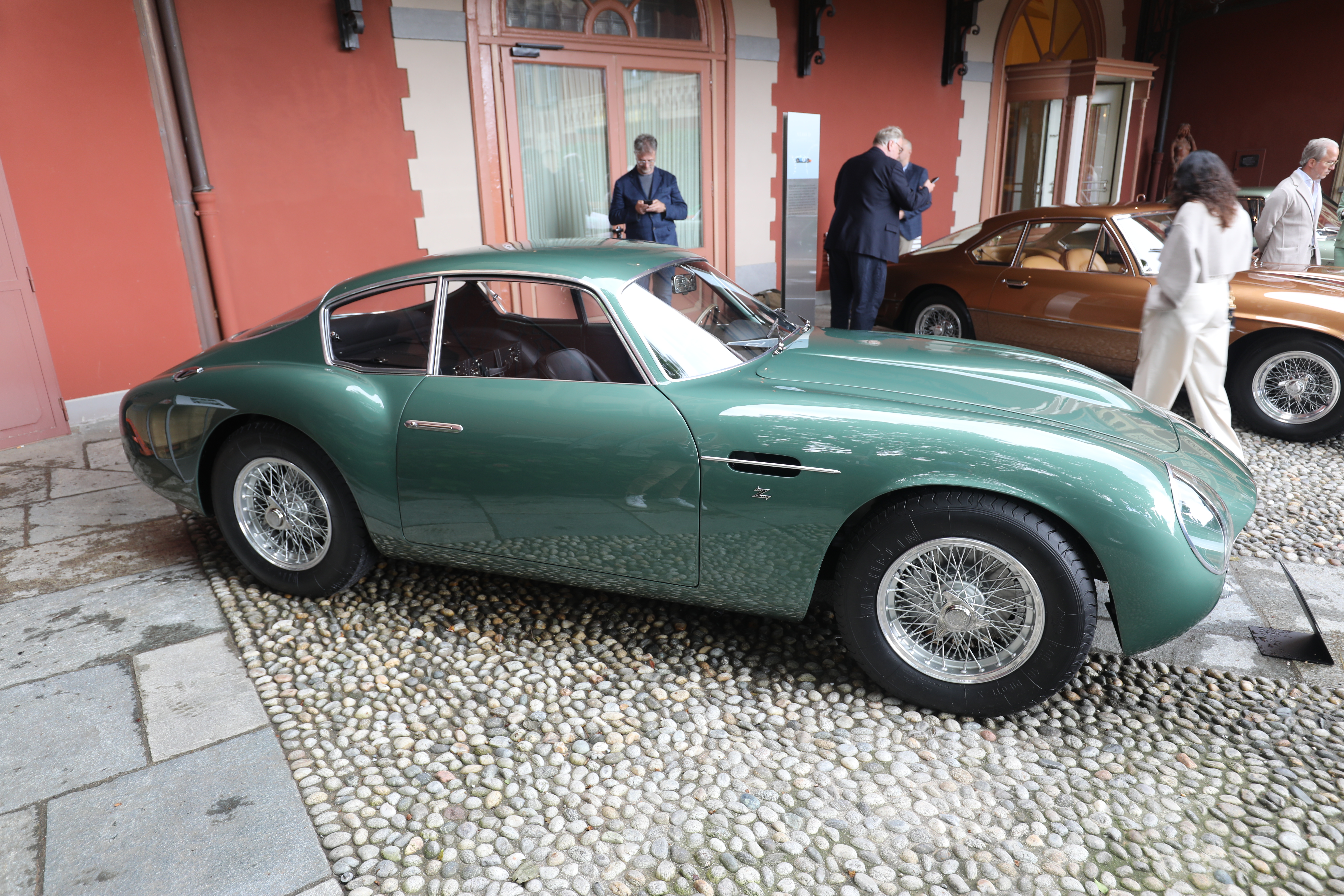 1960 Aston Martin DB4 GT Zagato som eies av nordmannen Andreas Halvorsen. Han kunne imidlertid ikke være til stede selv i Italia.