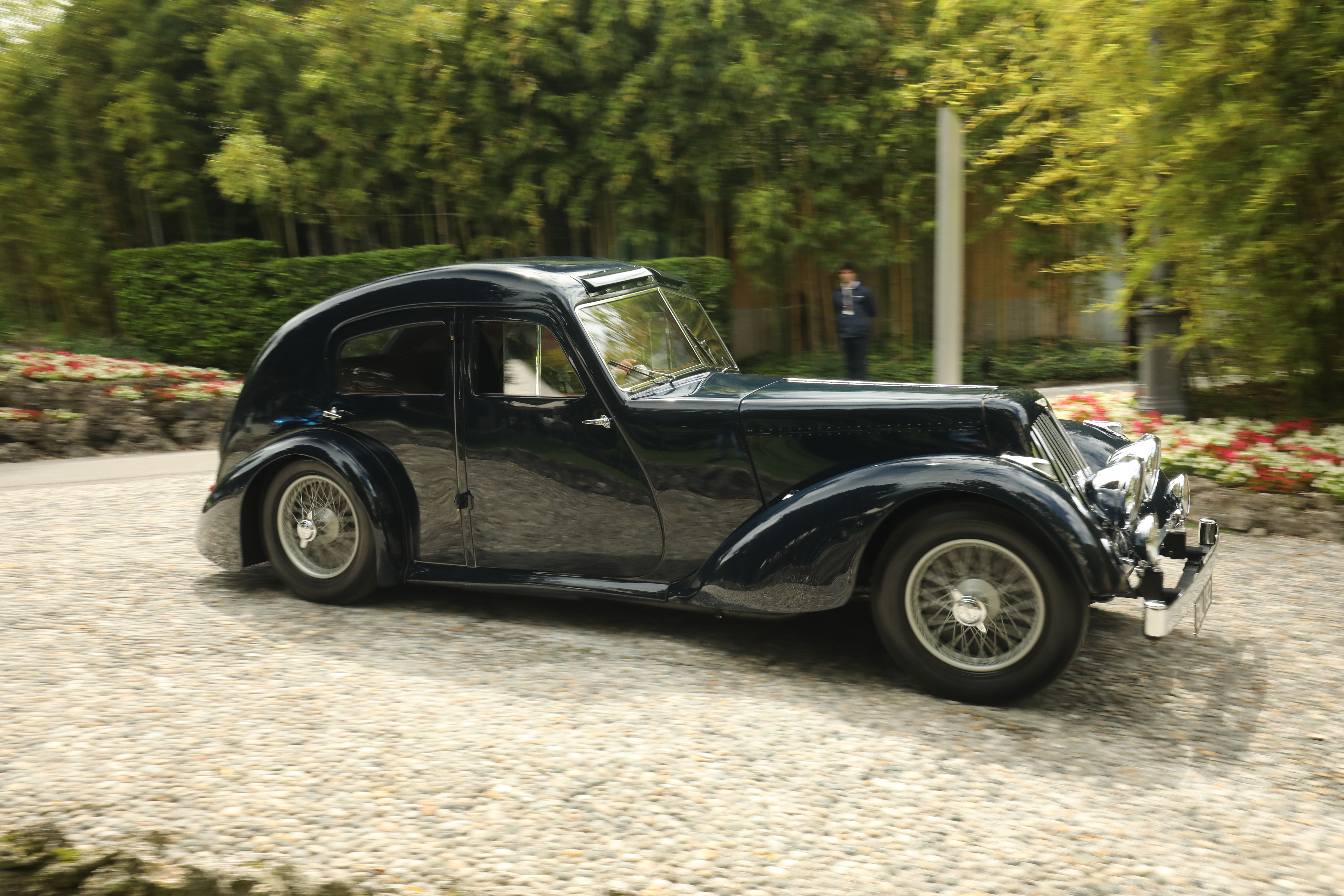 1936 Aston Martin 2 Litre som ble kjent som Donald Duck grunnet det uortodokse designet fra Aston Martins egen Claude Hill.