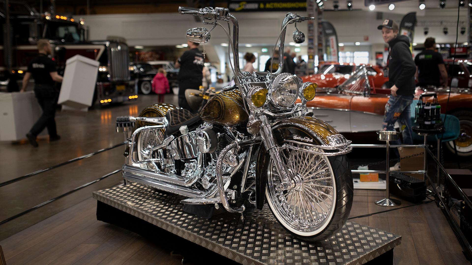 Elmia byr også på masse gromme motorsykler. Her er en av de absolutt tøffeste.