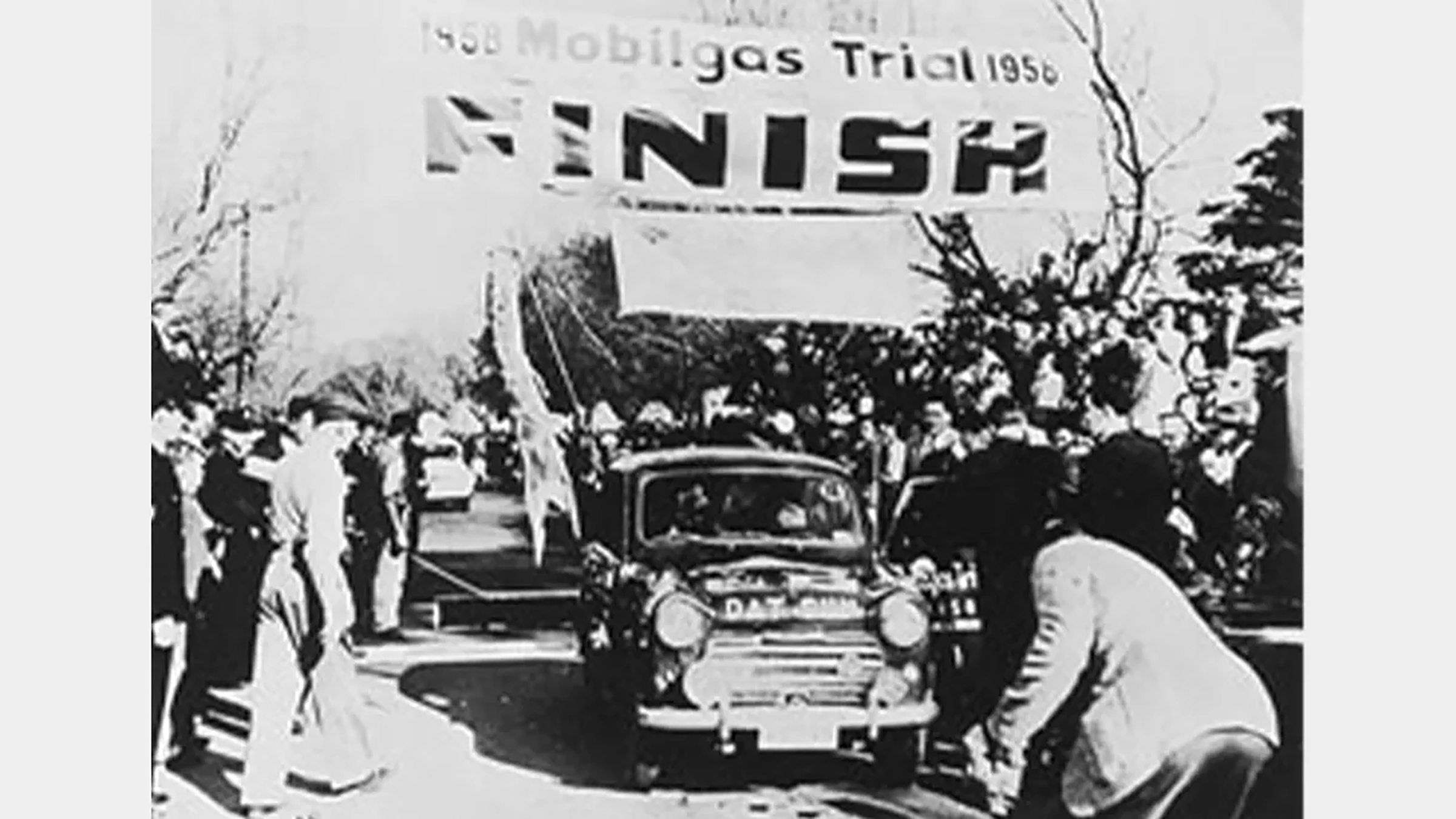 Nissans første seier i motorsport. 1958 Round Australia