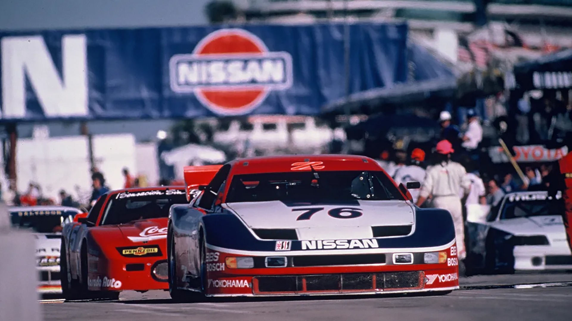 1990 Nissan GTP ZX-Turbo med Geoff Brabham som sjåfør