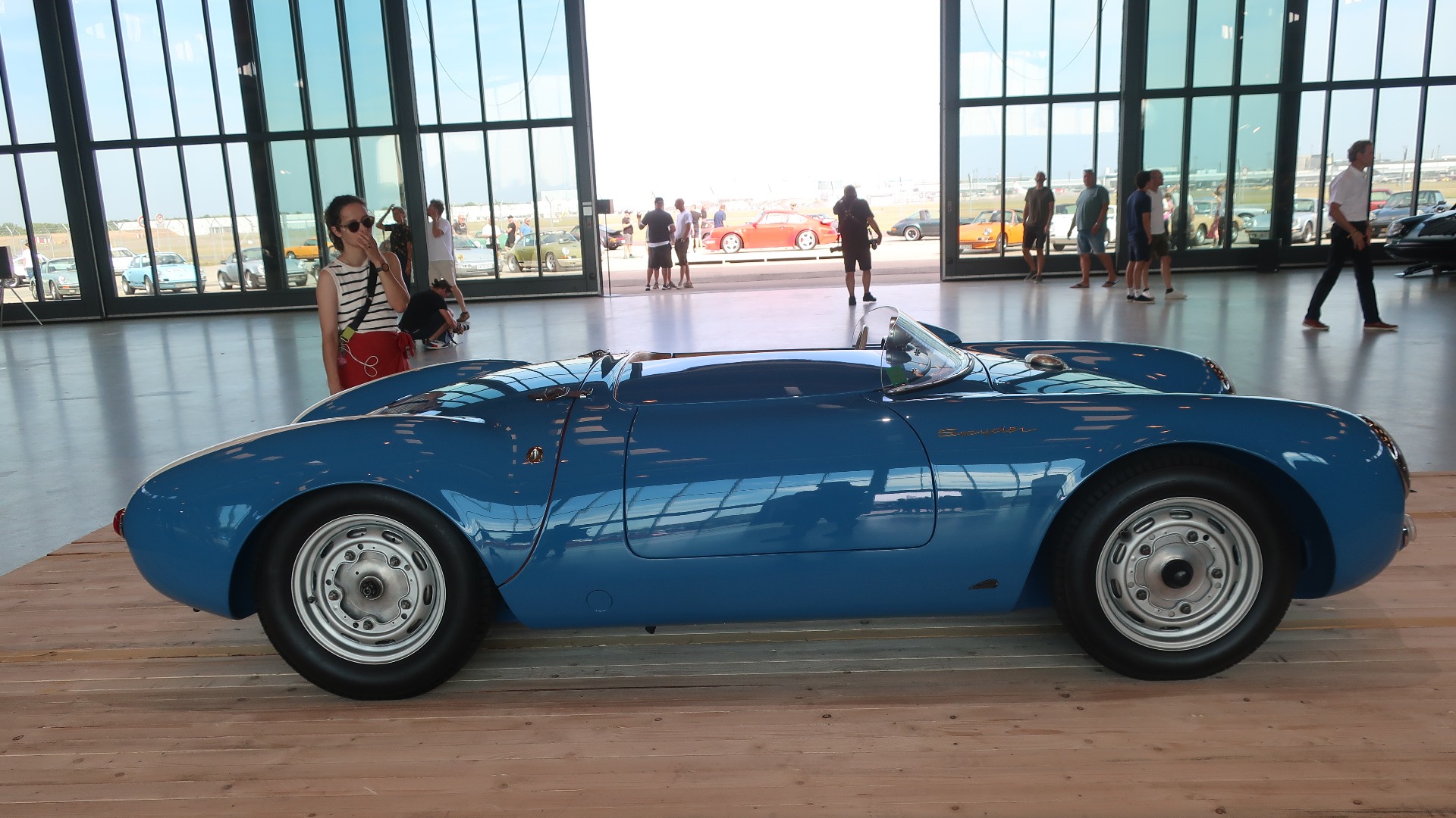 I Hangar 145 stod denne Porsche 550 Spyder.