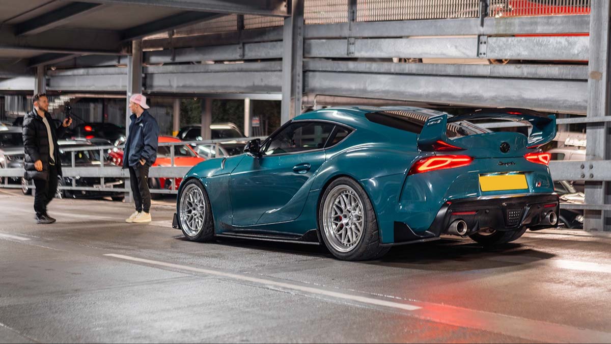 Liam Lawson og hans A90 Supra