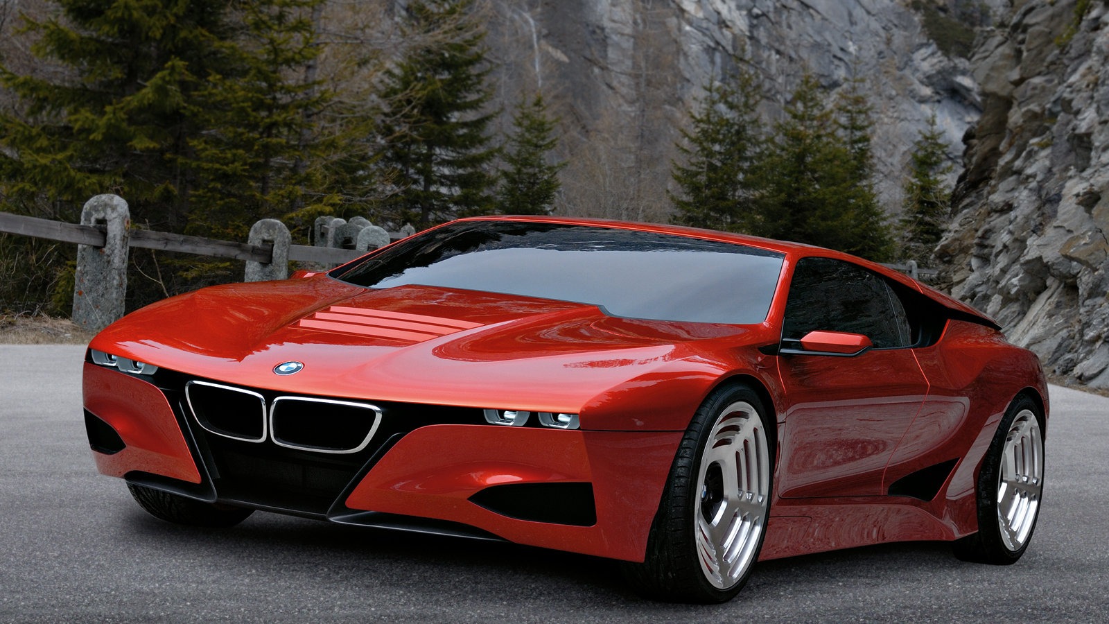 BMW M1 Hommage ble dessverre ikke satt i produksjon.