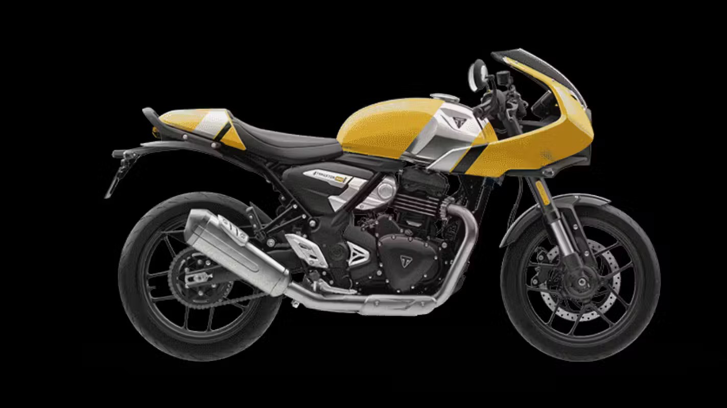 Metallic racing yellow er en av de fire fargene du kan velge mellom.