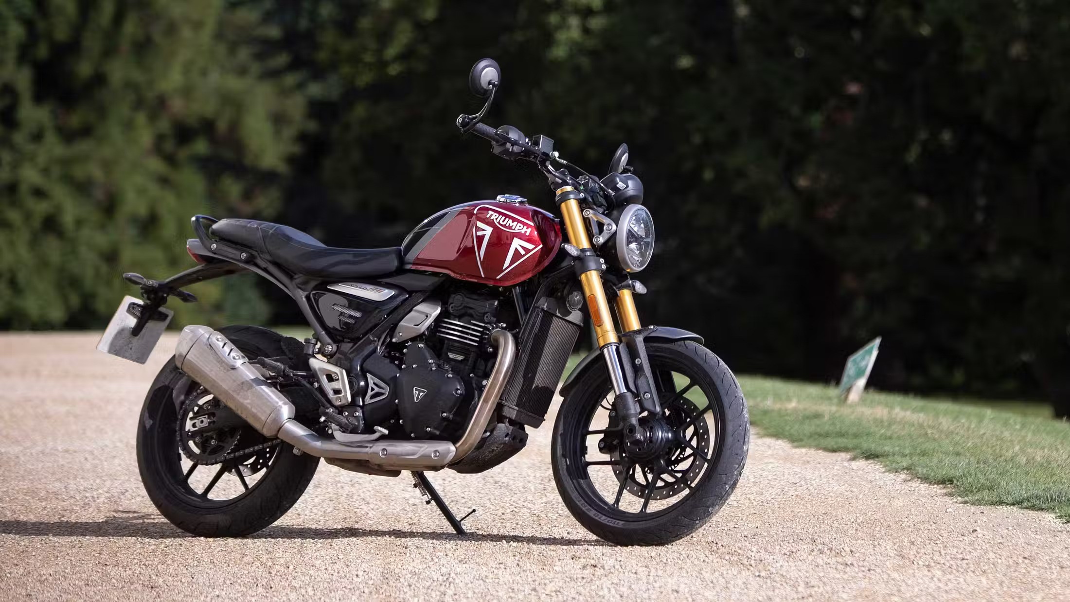 Triumph Speed 400 som man ser her er basis for nye Thruxton 400.