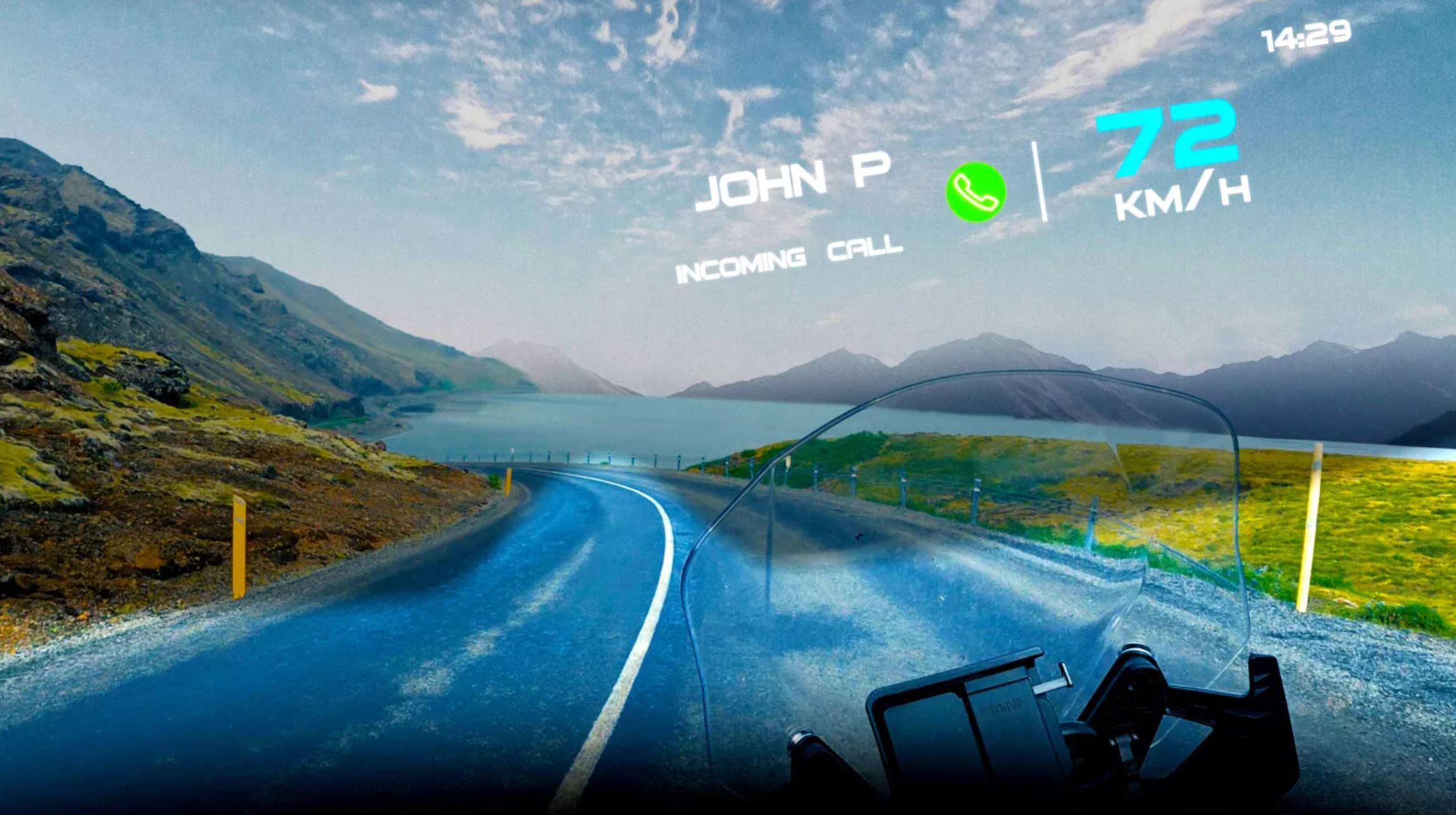 Telefonsamtaler og fartmåling rett i synsfeltet.