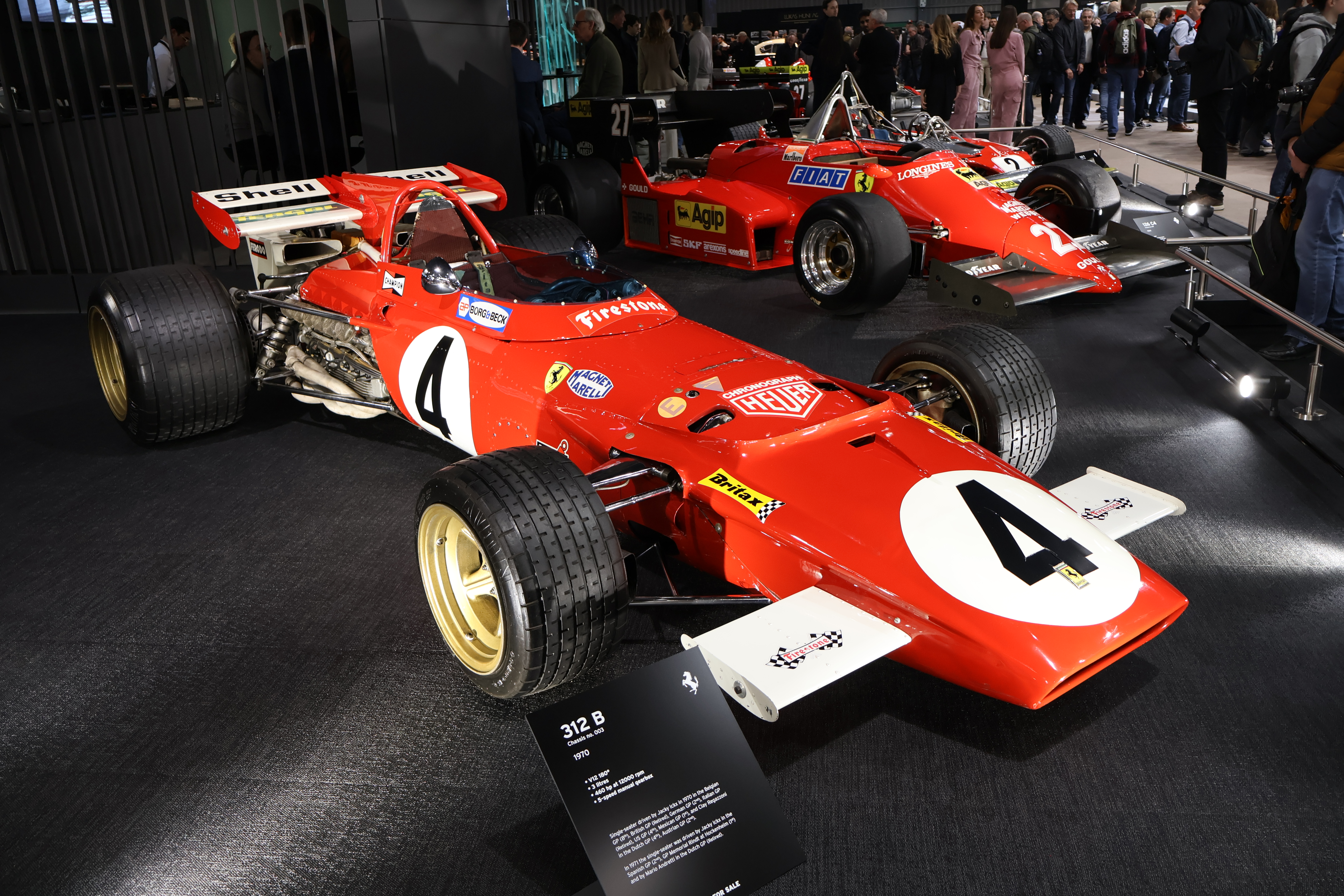 Nydelig 1970 Ferrari 312B som Jacky Ickx kjørte halve 1970-sesongen med, et år der han endte som nummer to sammenlagt i mesterskapet. 