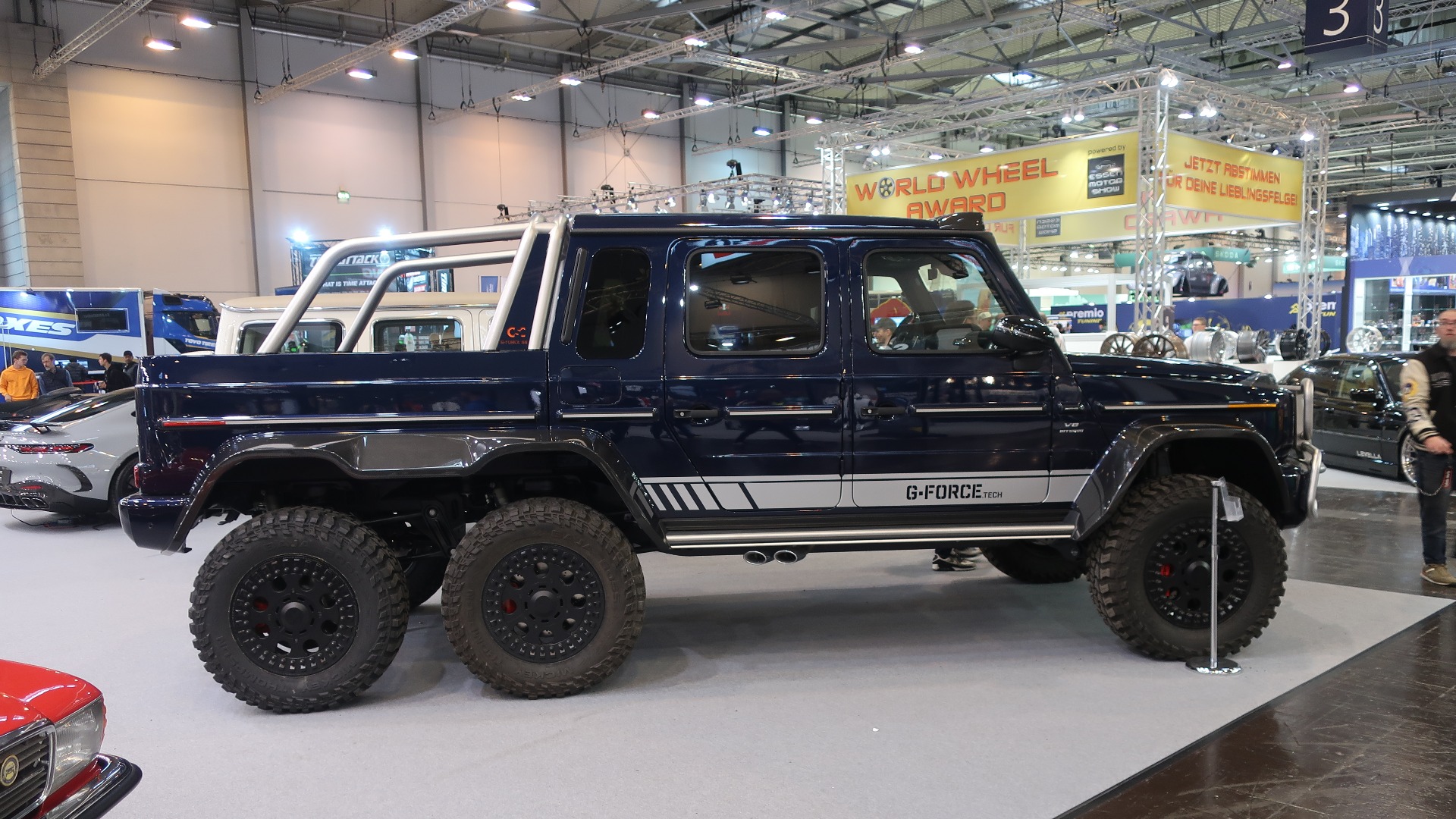 G-Force 66 ombyggingen av G63 AMG ga verden en 6-hjult G-wagen, til stor glede for mange dinosaur-entusiaster i filmen «Jurassic World».