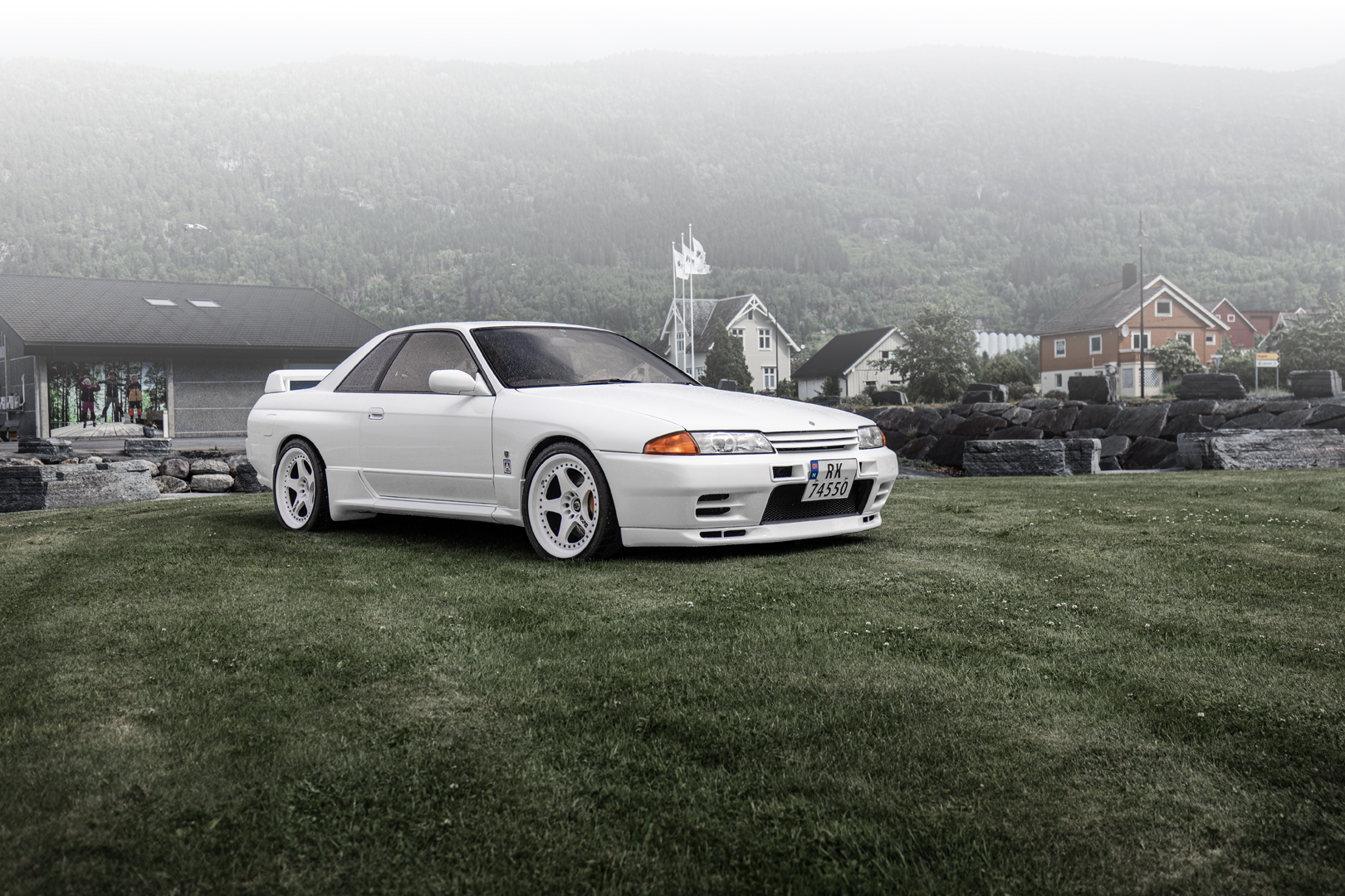 Hvit R32 er nydelig