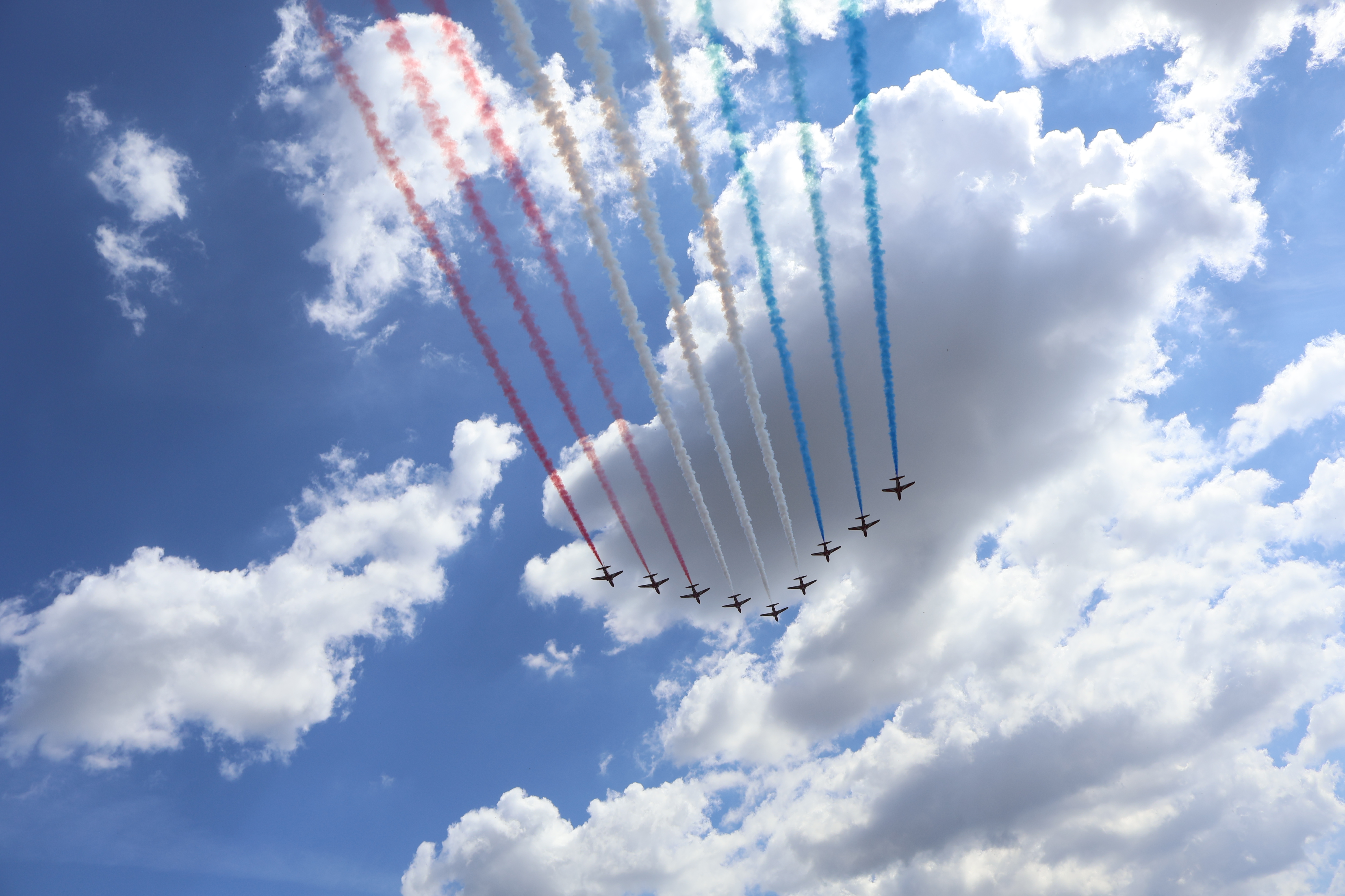 Red Arrows er fast innslag på Festival of Speed og imponerer alltid. 