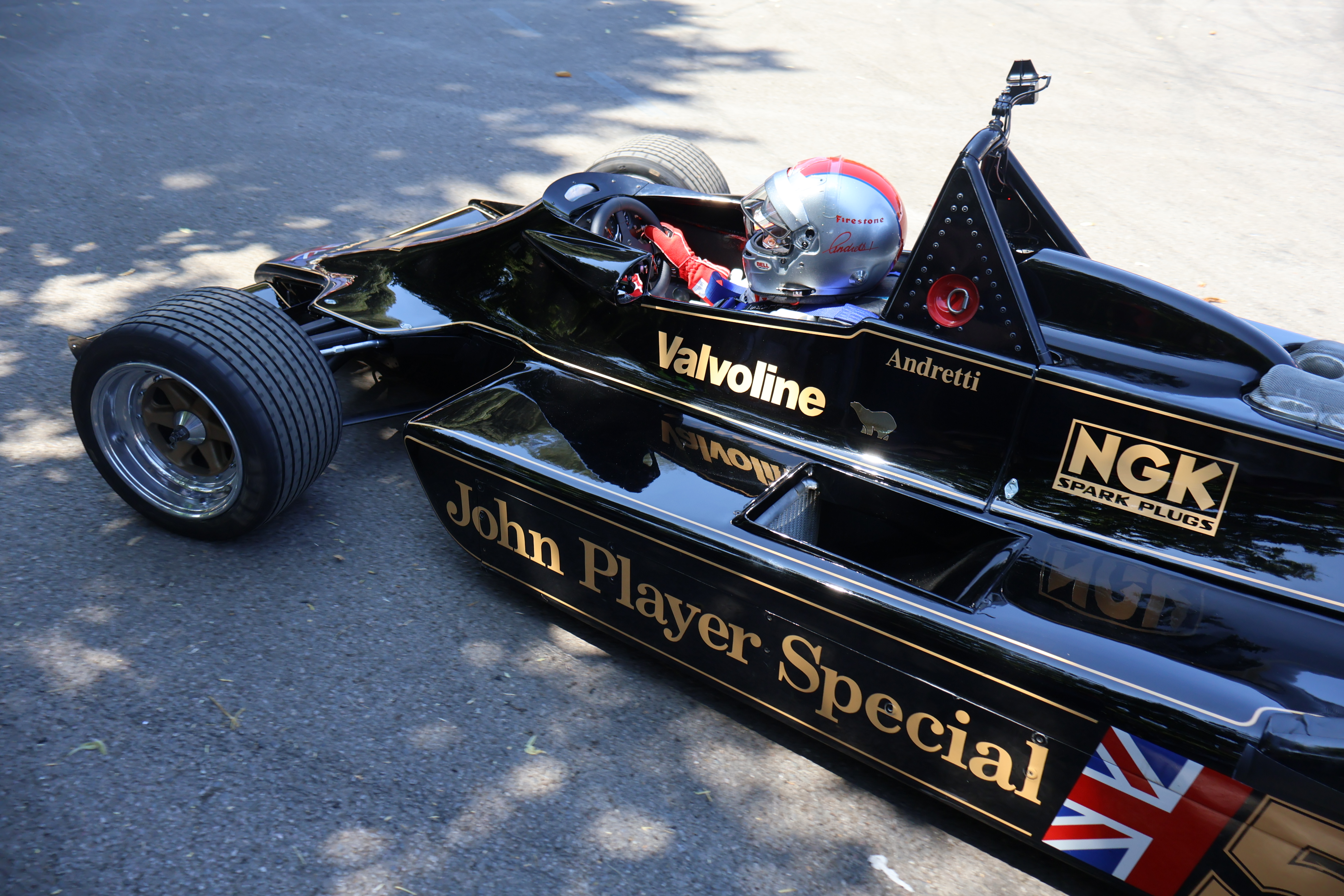 Å få se Mario Andretti bak rattet på Lotus 79 som han ble verdensmester i Formel 1 med i 1978 var simpelthen magisk. 