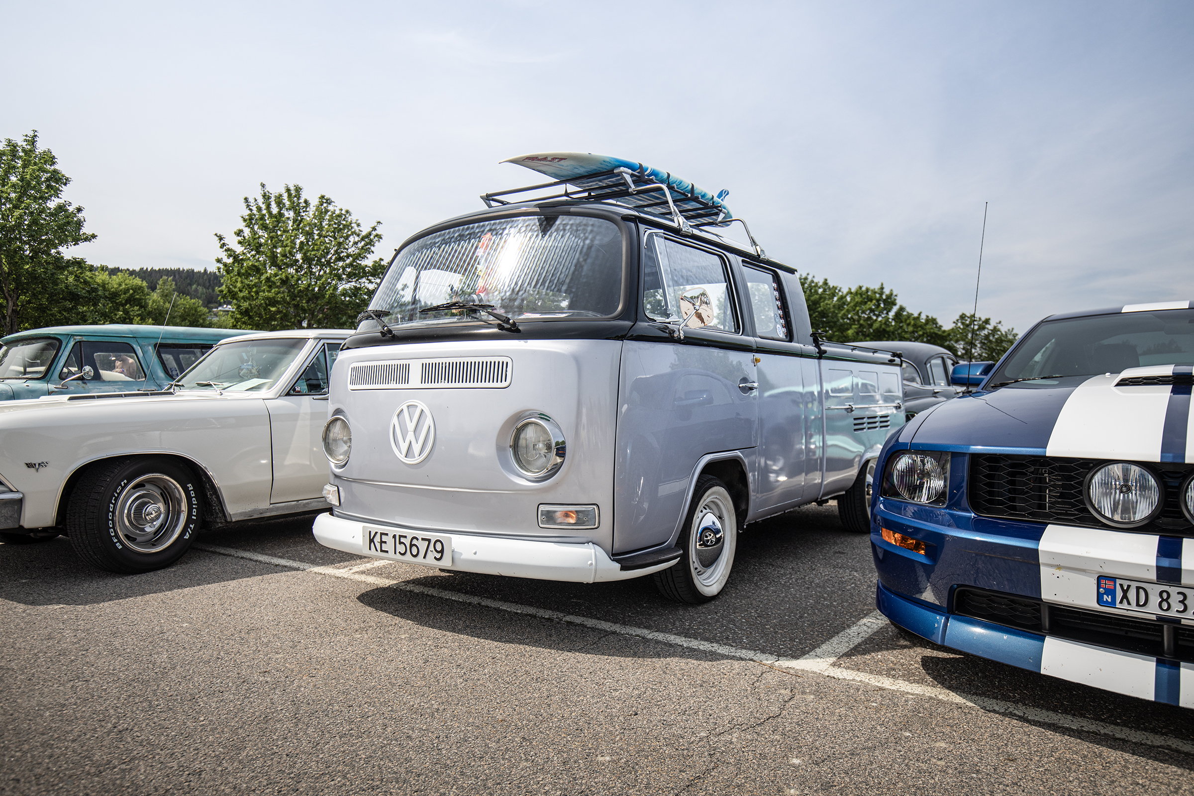 Sol og surfebil. Perfekt!