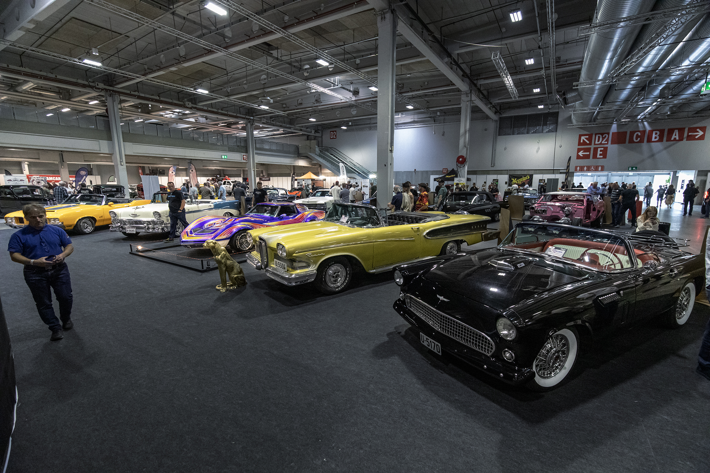 På AMCARs stand hadde vi stilt ut biler som var viktige under amcarmiljøets spede start. Bilene hadde i sin tid vunnet viktige priser på 70-tallets Motorama-utstillinger.