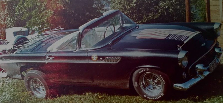 Bilen på Amcar-Weekend, Mageli Camping 1975.