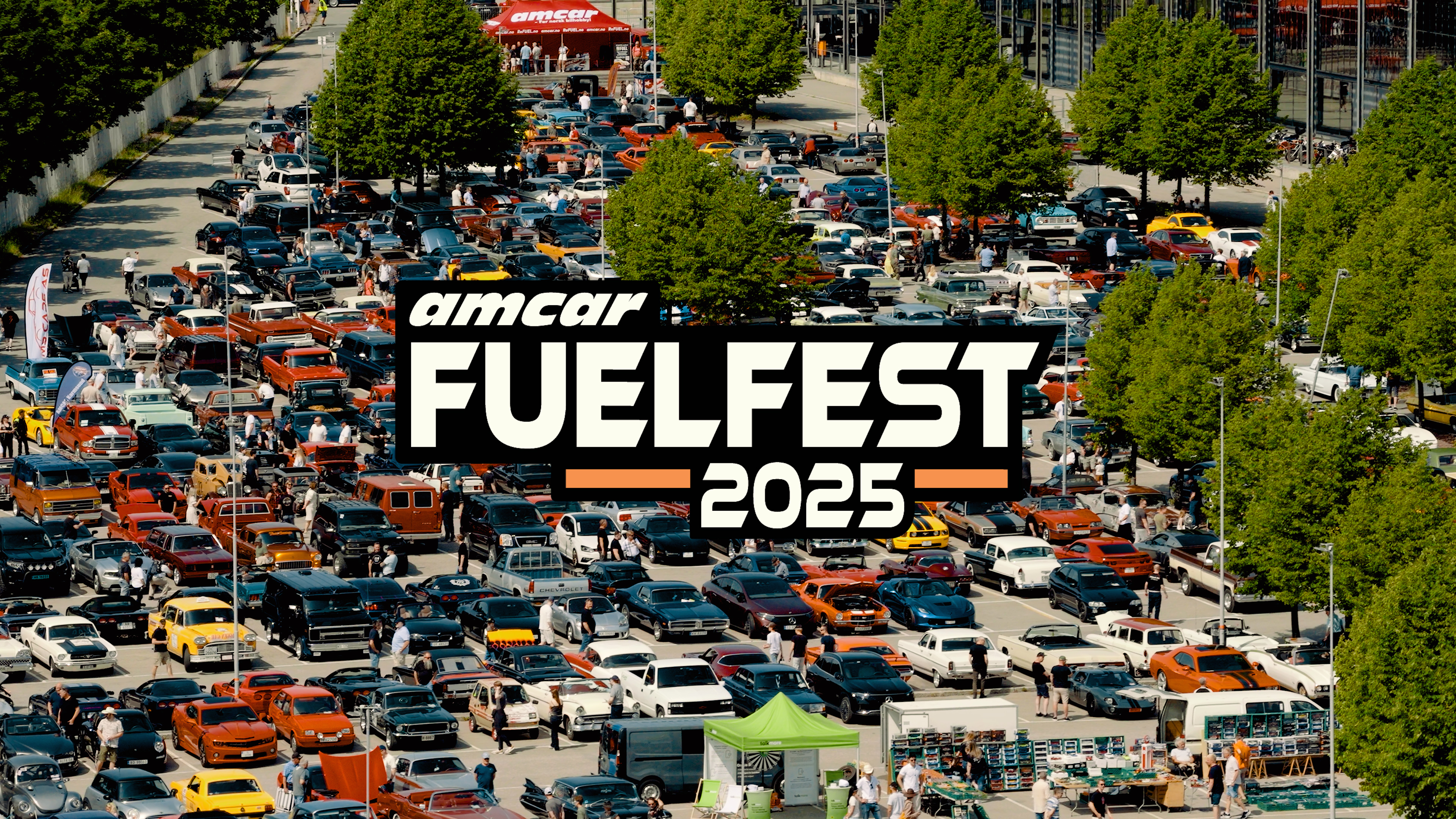 FuelFest utstilling på parkeringen