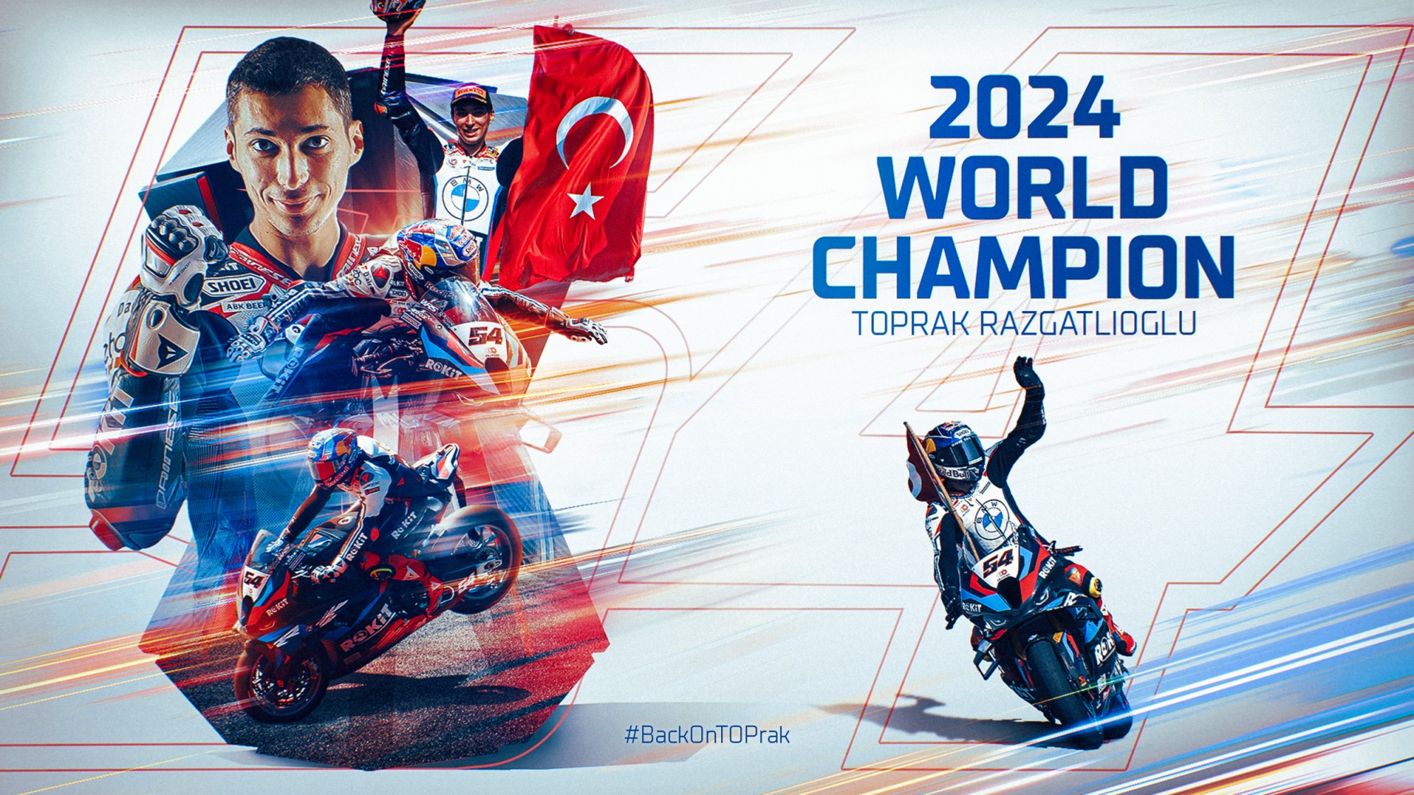 Toprak Razgatlioglu ble verdensmester i Superbike i 2024 for BMW.