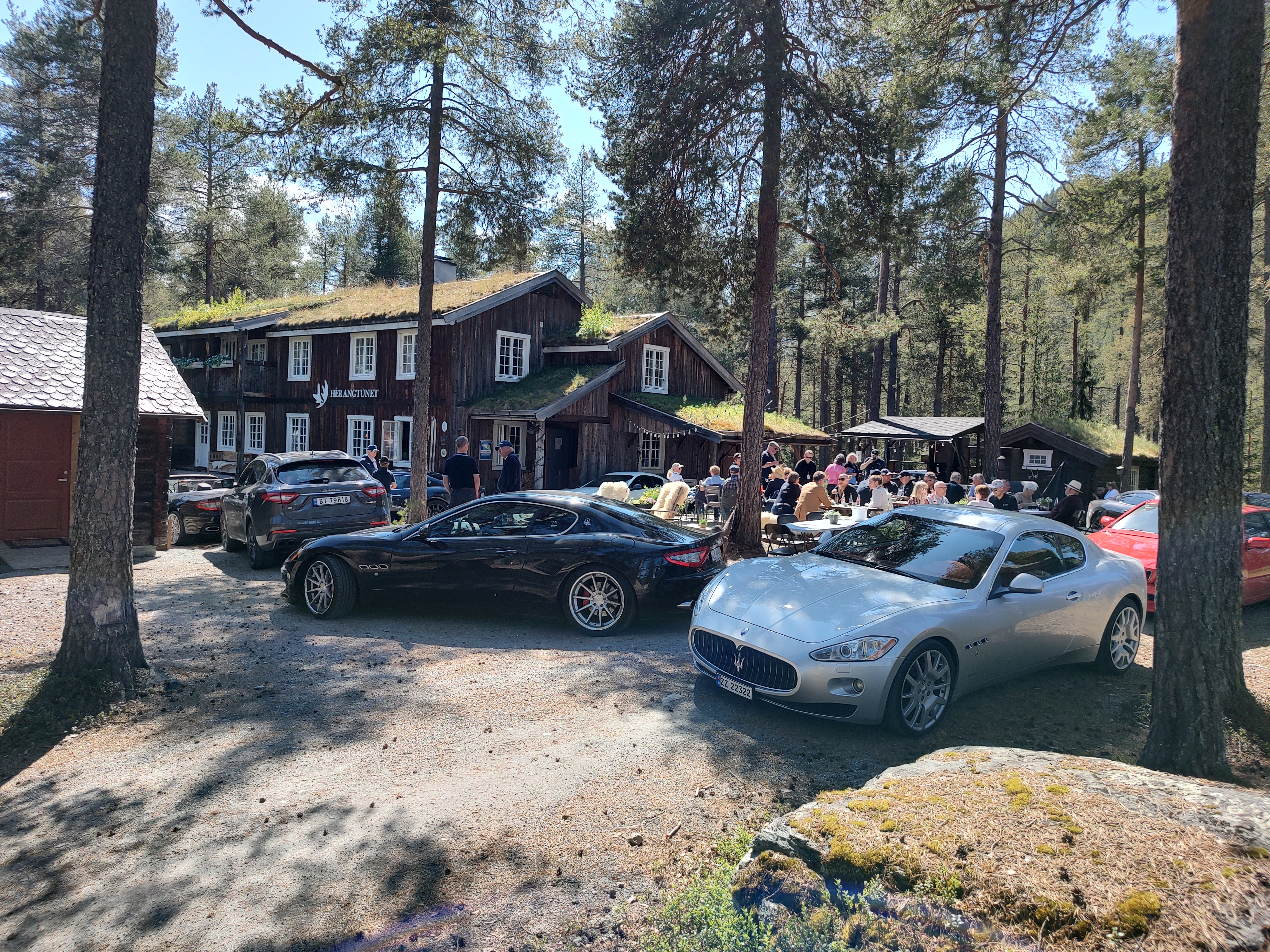 Herangtunet Restaurant var åstedet for lunsjen lørdag,og anbefales på det sterkeste.
