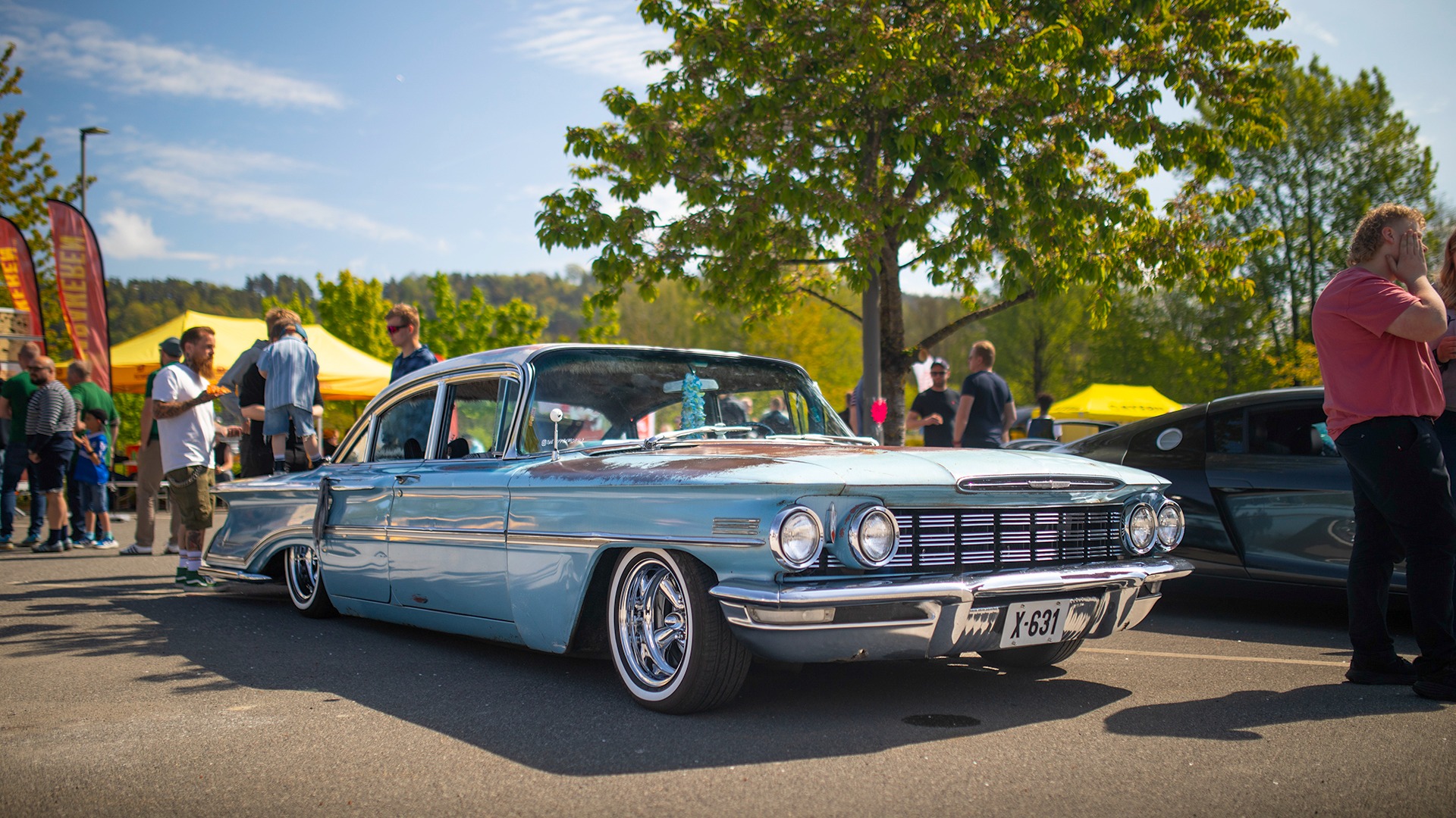 Det var et stykke mellom de amerikanske godbitene på Modified, men blant annet denne skilte seg skikkelig ut. 1960 Oldsmobile i riktig stuk.