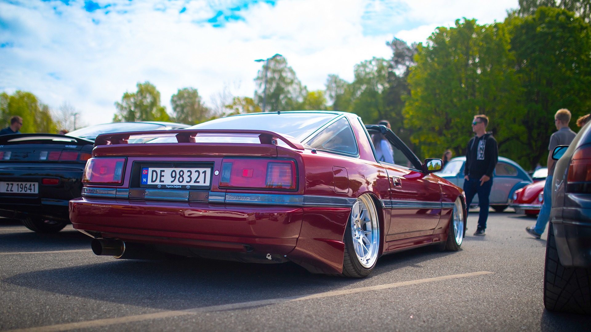 Skamtøff MK3 Supra på luftsenk.