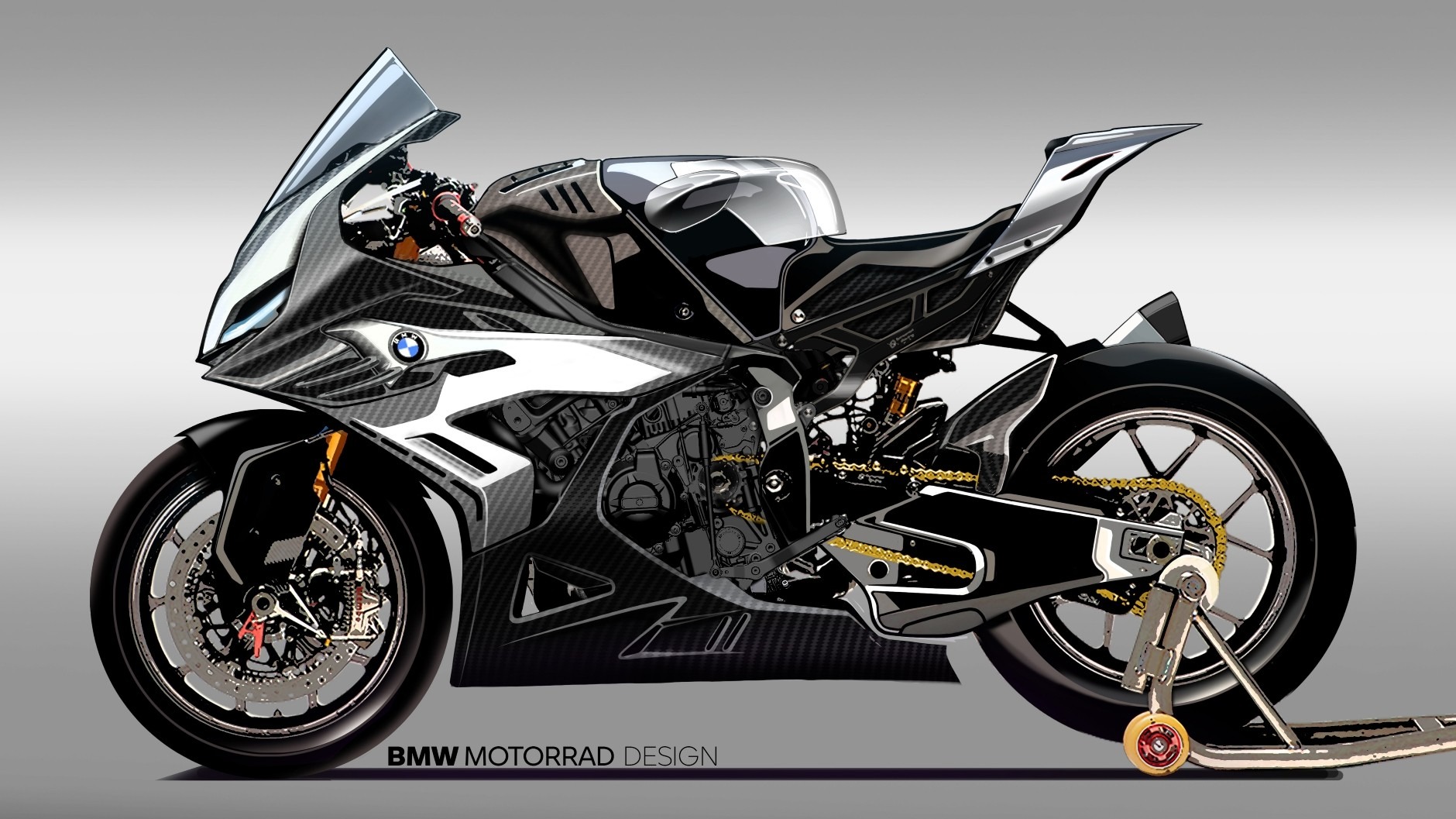 Designet er gjort av Alexander Buckan, designsjef for BMW Motorrad