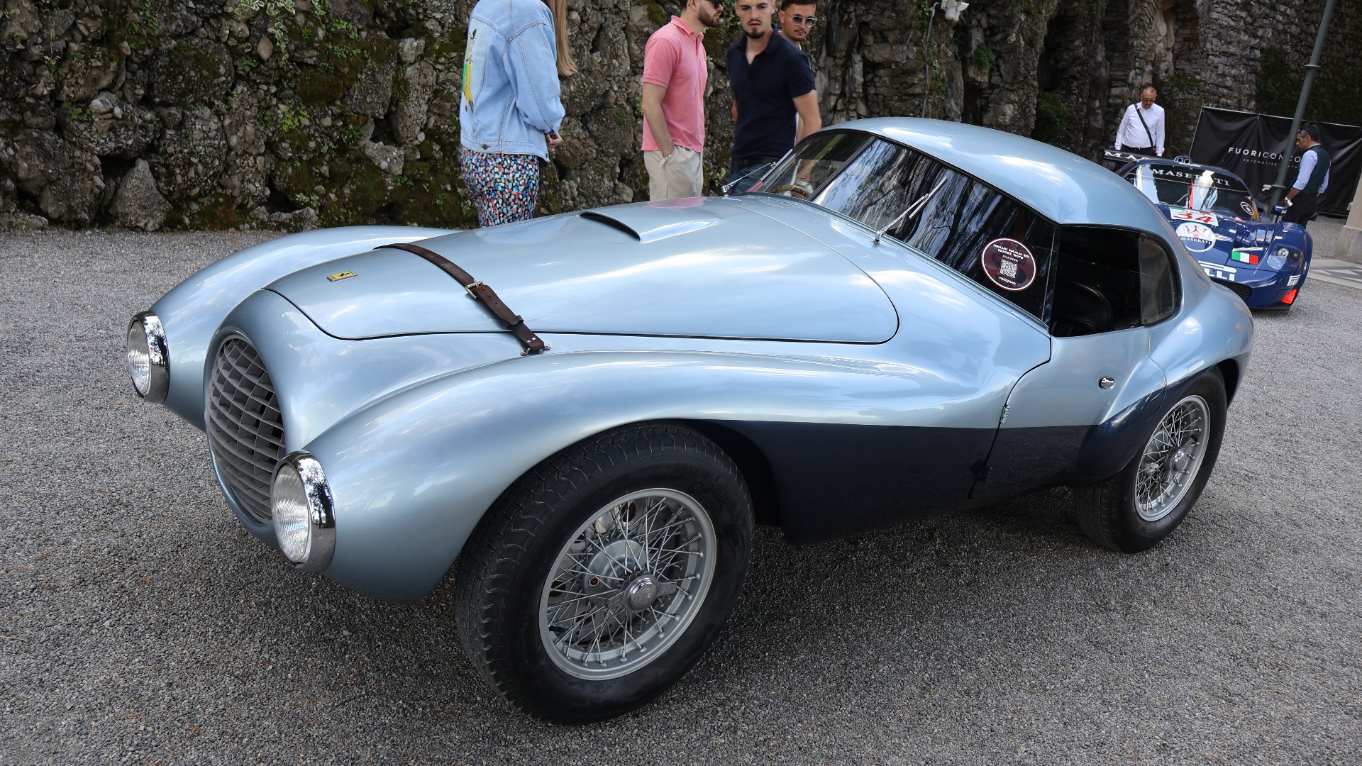 Unik Ferrari 166 MM 212 Export Uovo laget av Fontana.