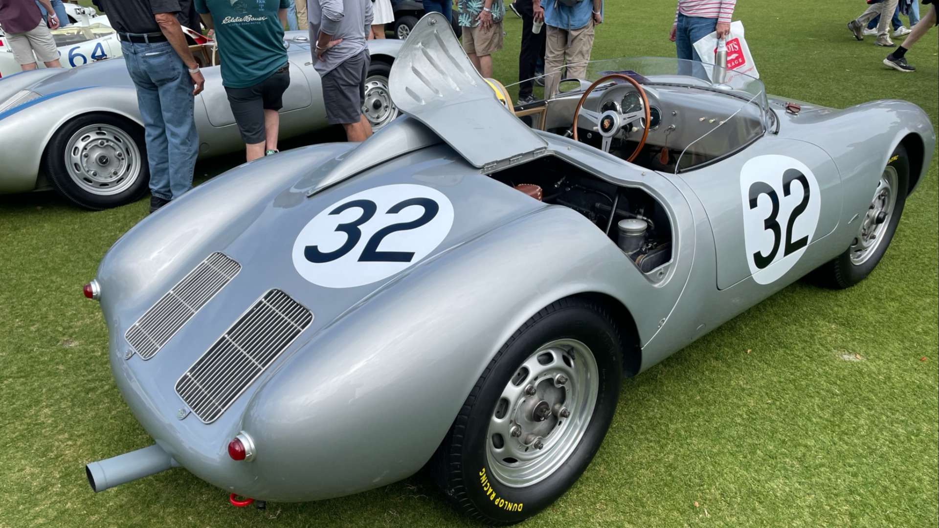 1958 Porsche 550A som tok tredjeplass i sin klasse på Le Mans i 1958.