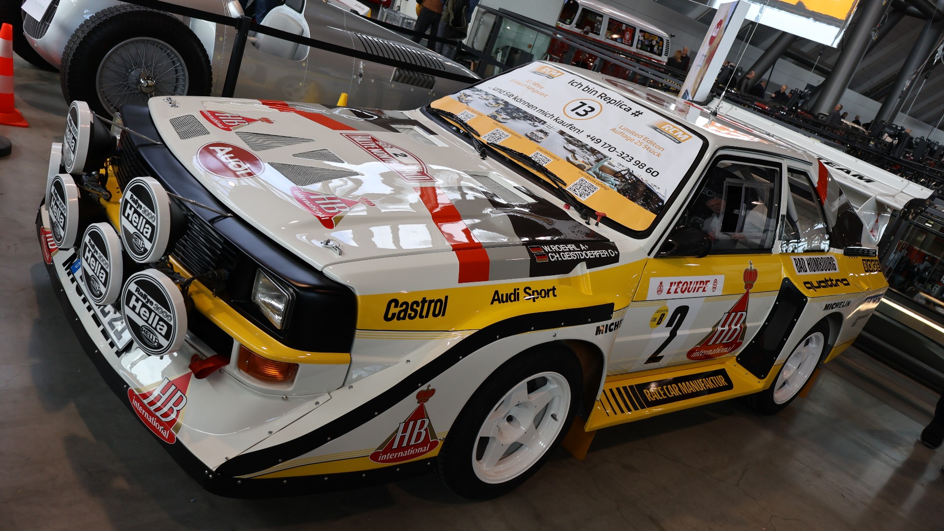 Audi Sport quattro S1 E2 i replika-utgave.